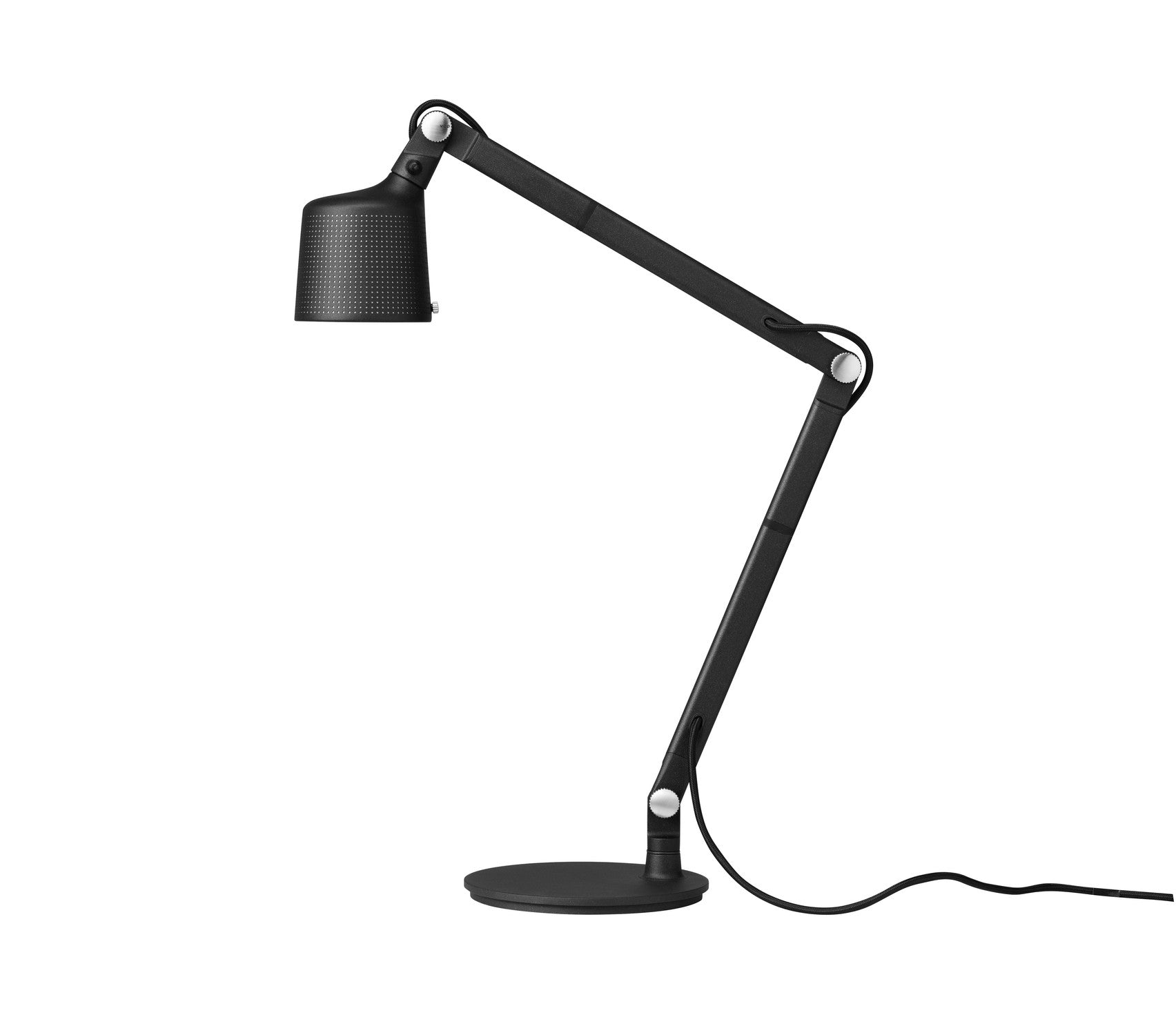 Schreibtischlampe 521 schwarz Metall