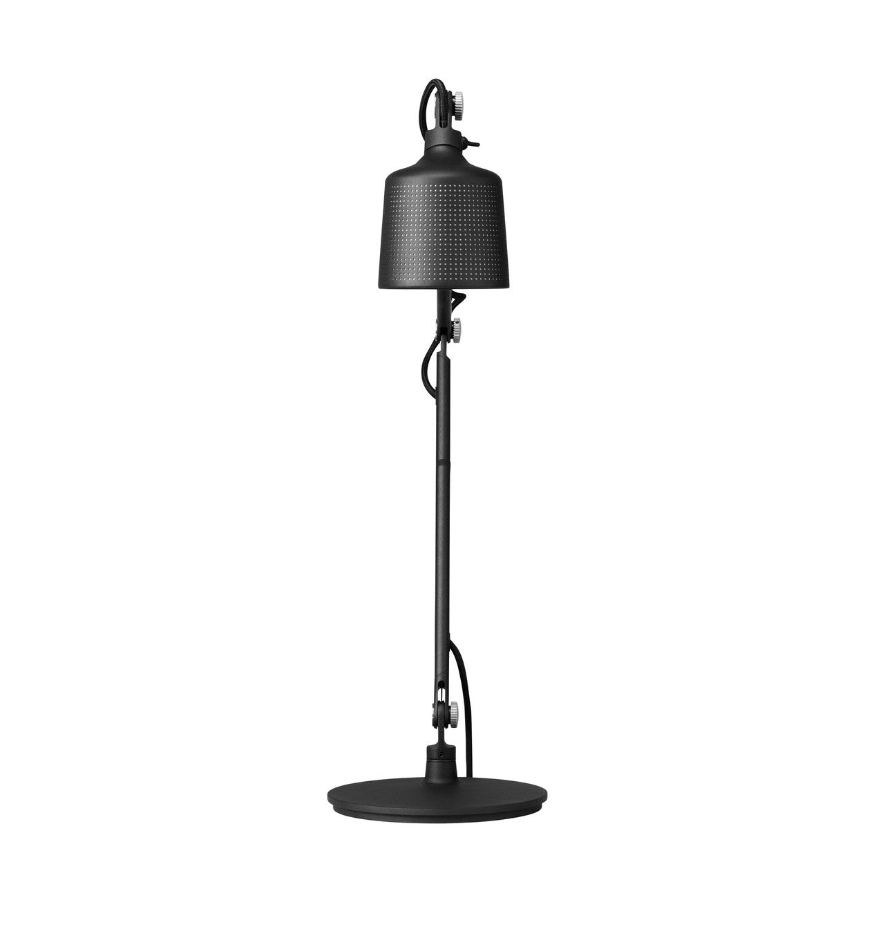 Schreibtischlampe 521 schwarz Metall