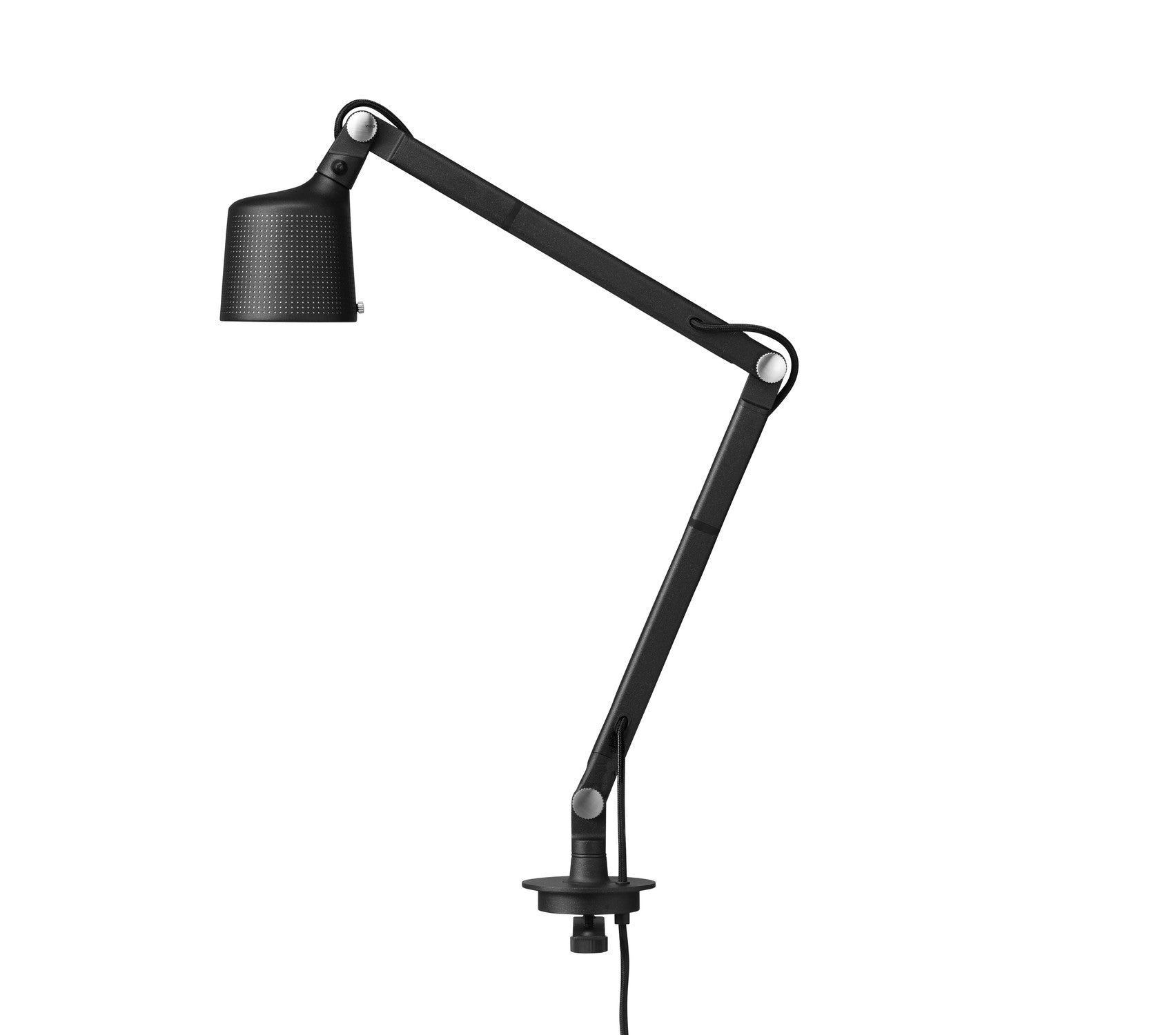 Schreibtischlampe 521 schwarz Metall