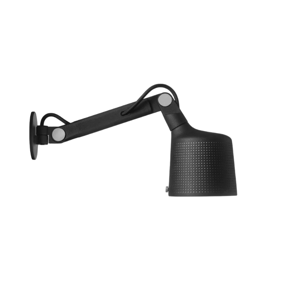 Wandlamp 523 zwart metaal