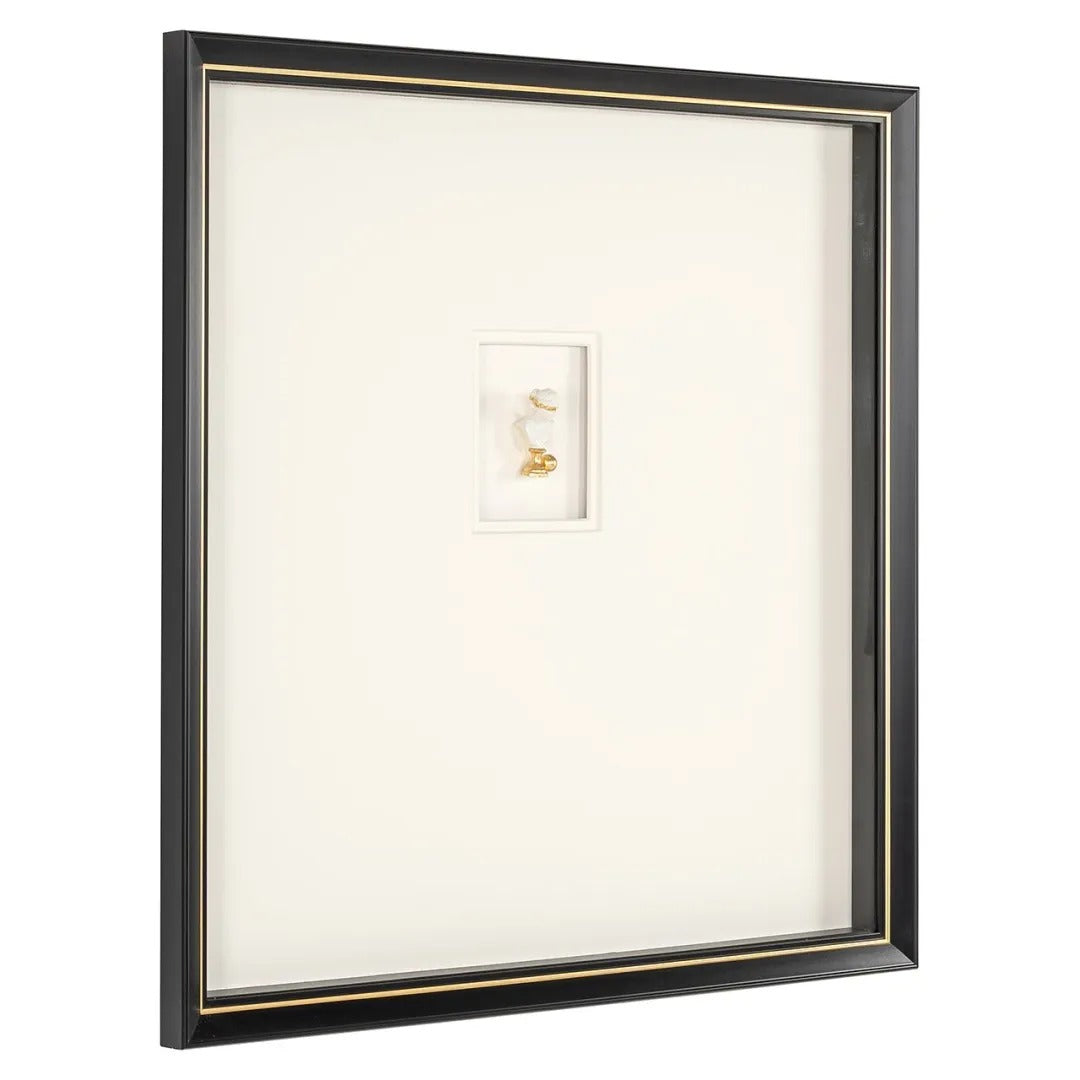 HANNA beige picture with black frame