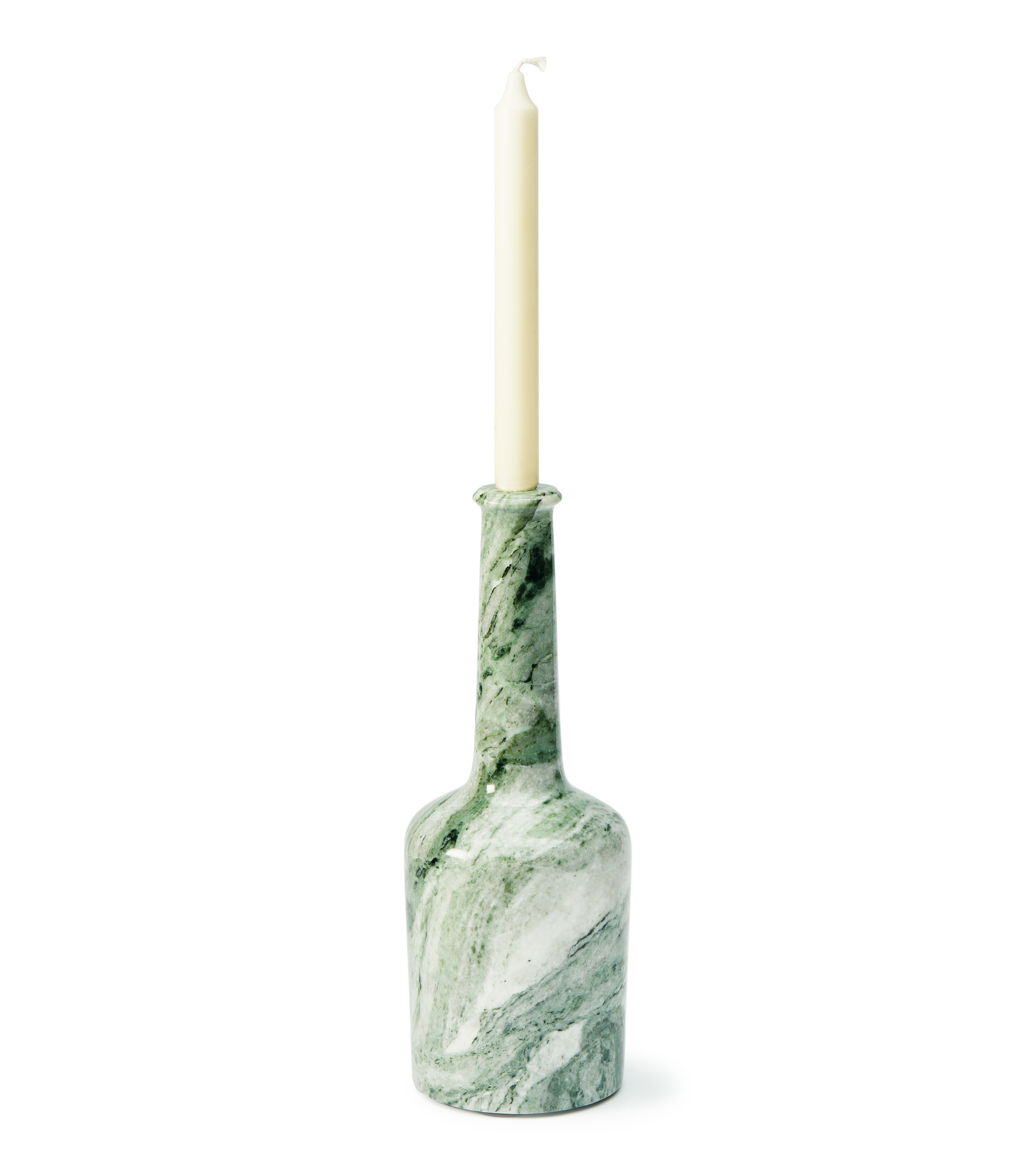 HERITAGE WHISKEY Candle Holder Dark Green Marble