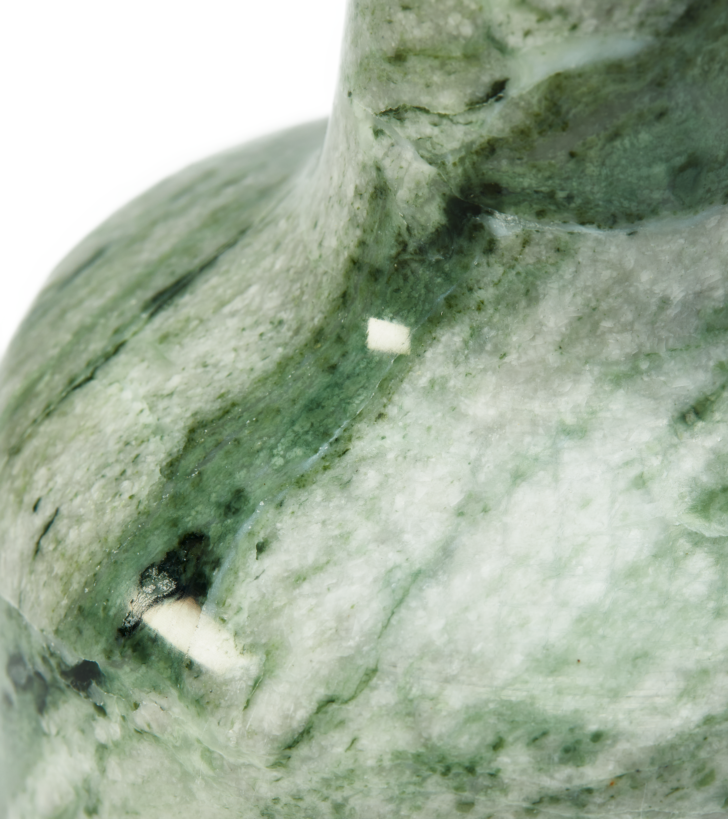 HERITAGE WHISKEY Candle Holder Dark Green Marble