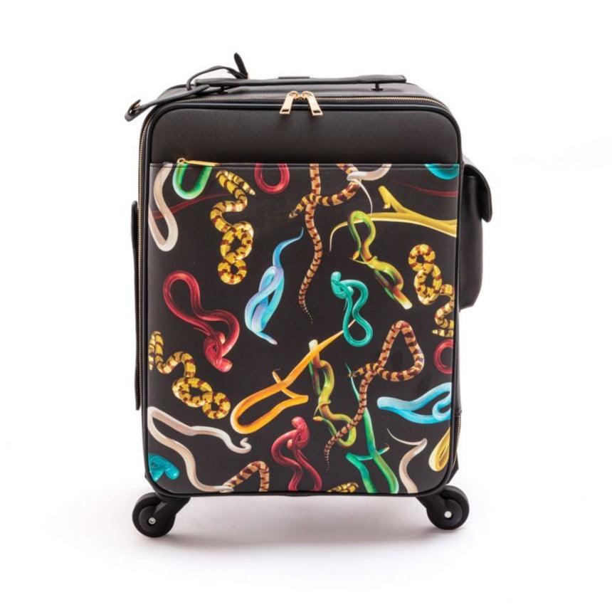 Walizka SNAKES czarny Seletti Eye on Design