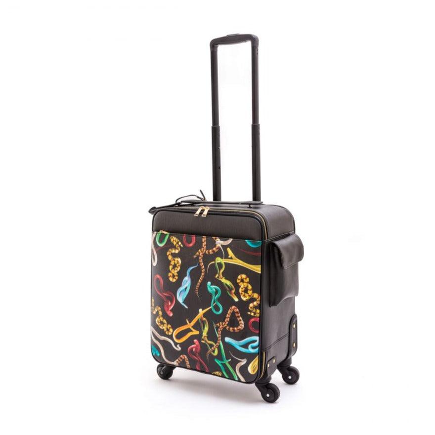 Walizka SNAKES czarny Seletti Eye on Design