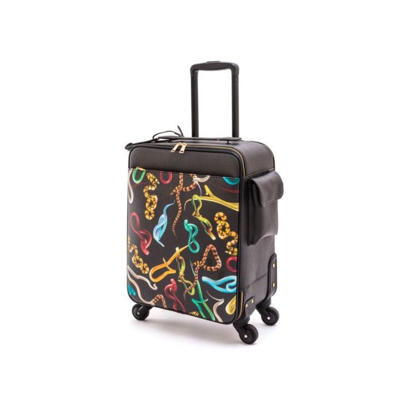 Walizka SNAKES czarny Seletti Eye on Design