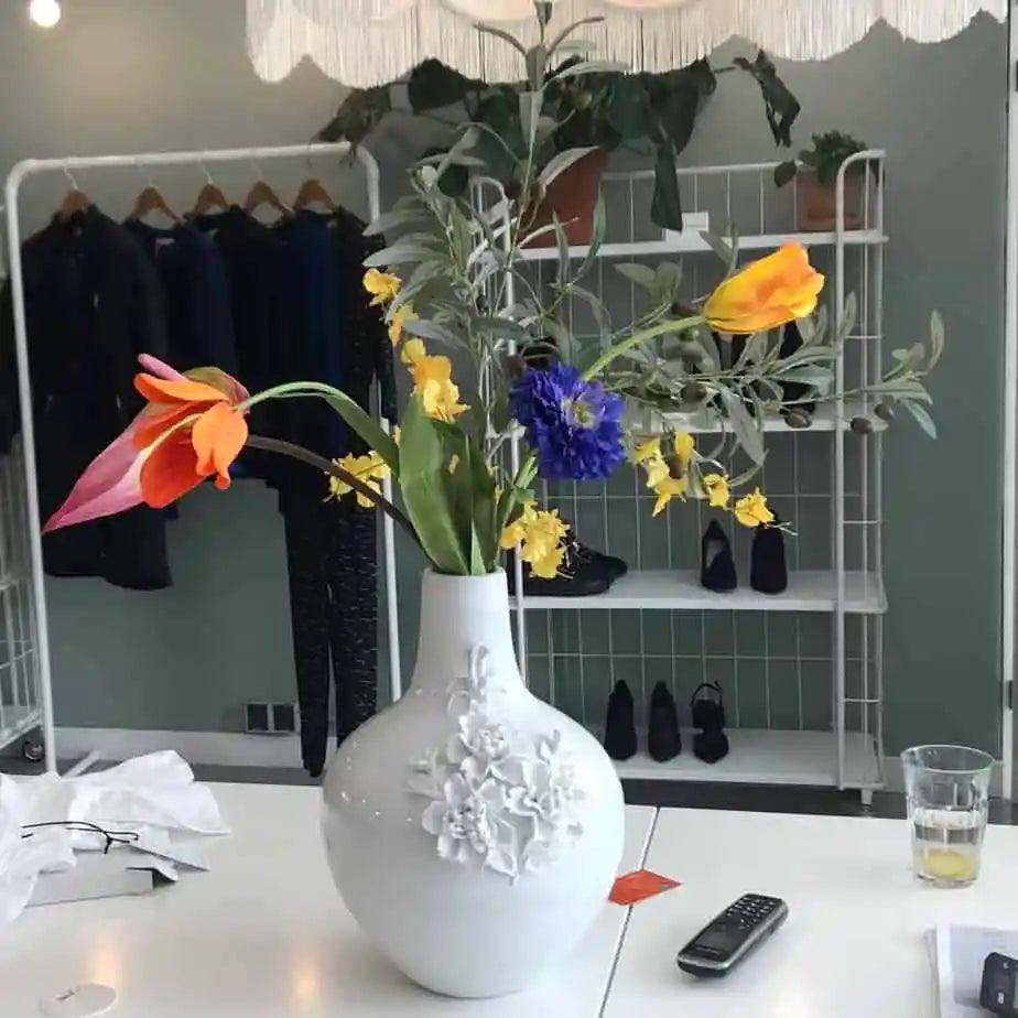 Wazon 3D ROSE biały Pols Potten Eye on Design