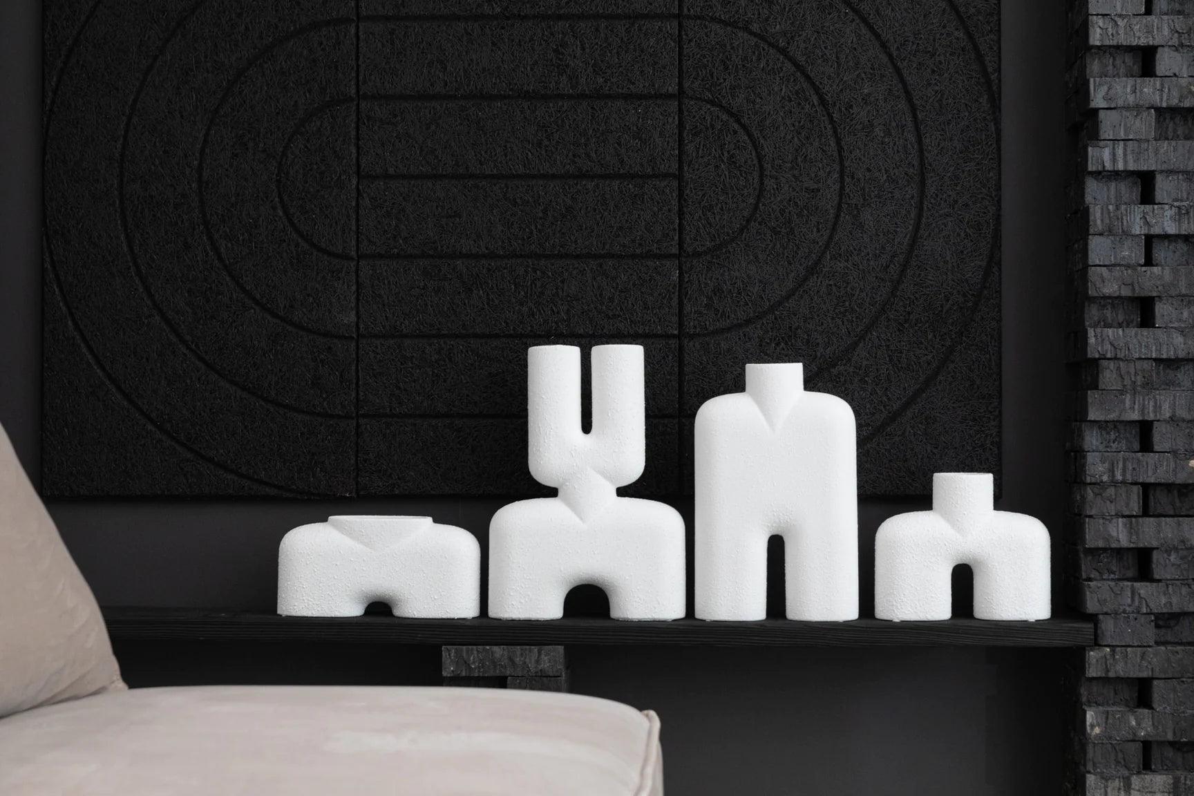 Wazon COBRA DOUBLE BUBBLE biały 101 Copenhagen Eye on Design