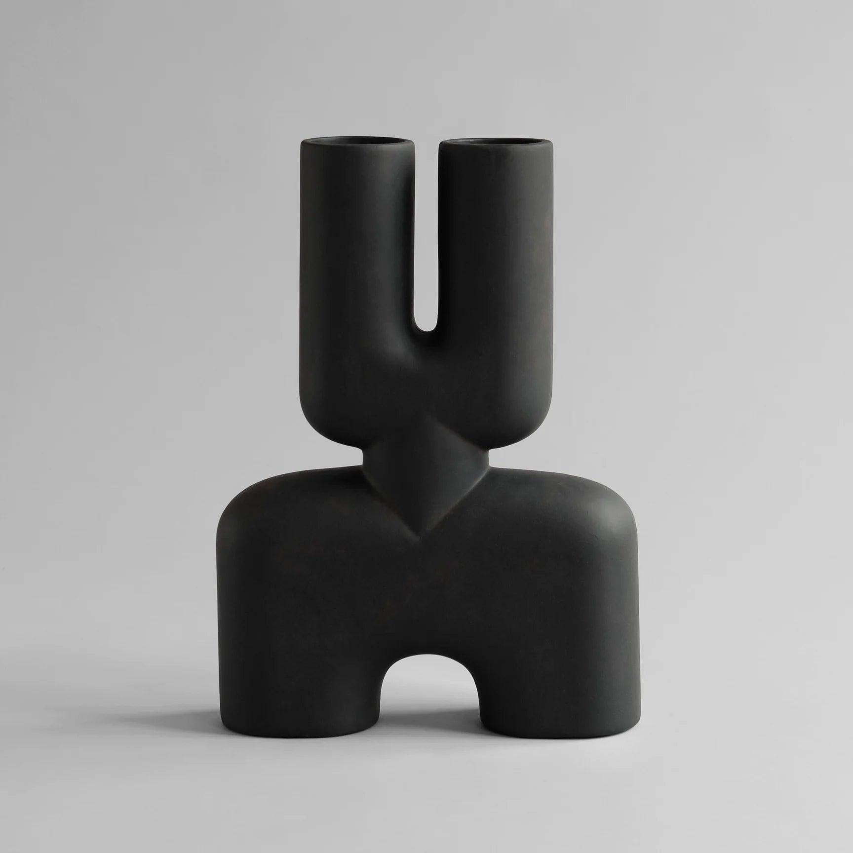 Wazon COBRA DOUBLE ciemnobrązowy 101 Copenhagen Eye on Design