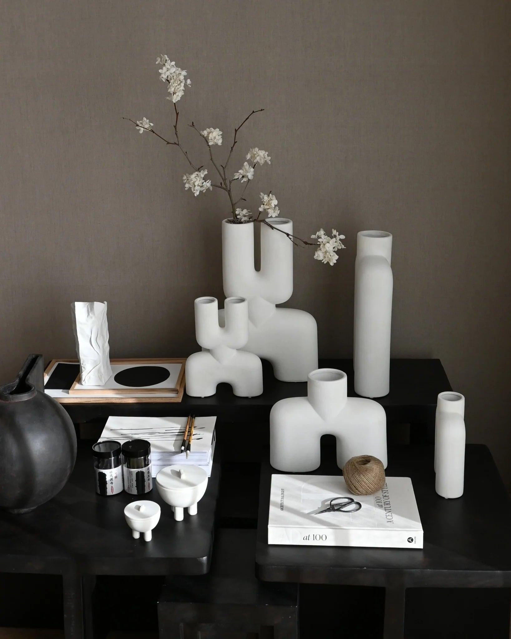 Wazon COBRA TALL BONE biały 101 Copenhagen Eye on Design