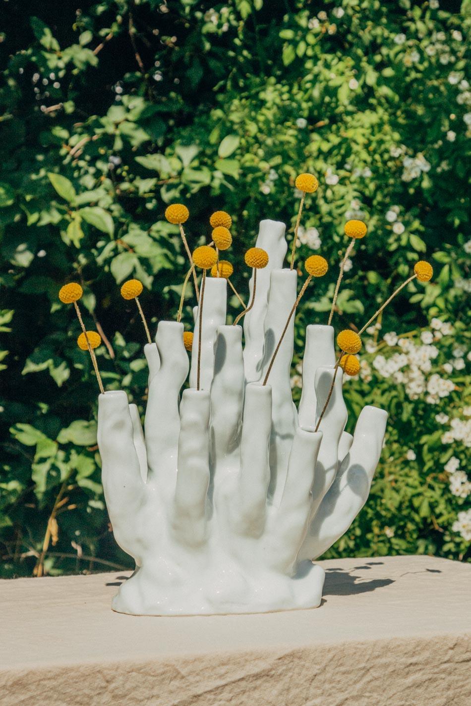 Wazon CORAL TULIPS biały Pols Potten Eye on Design