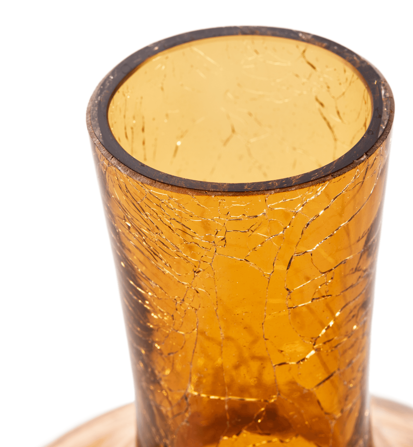 Wazon CRACKLED GLASS miodowy Pols Potten Eye on Design