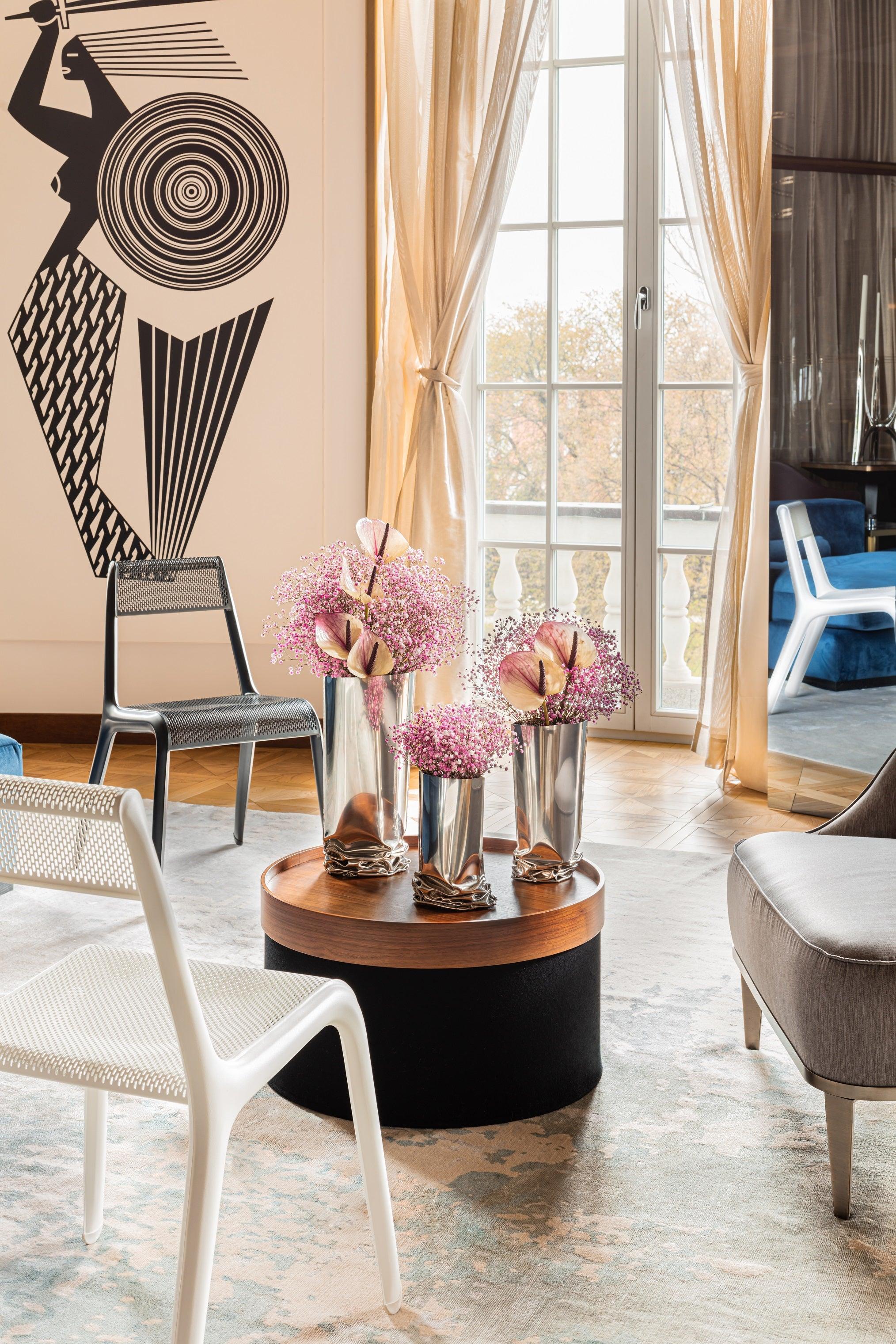 Wazon CRASH inox Zieta Studio Eye on Design