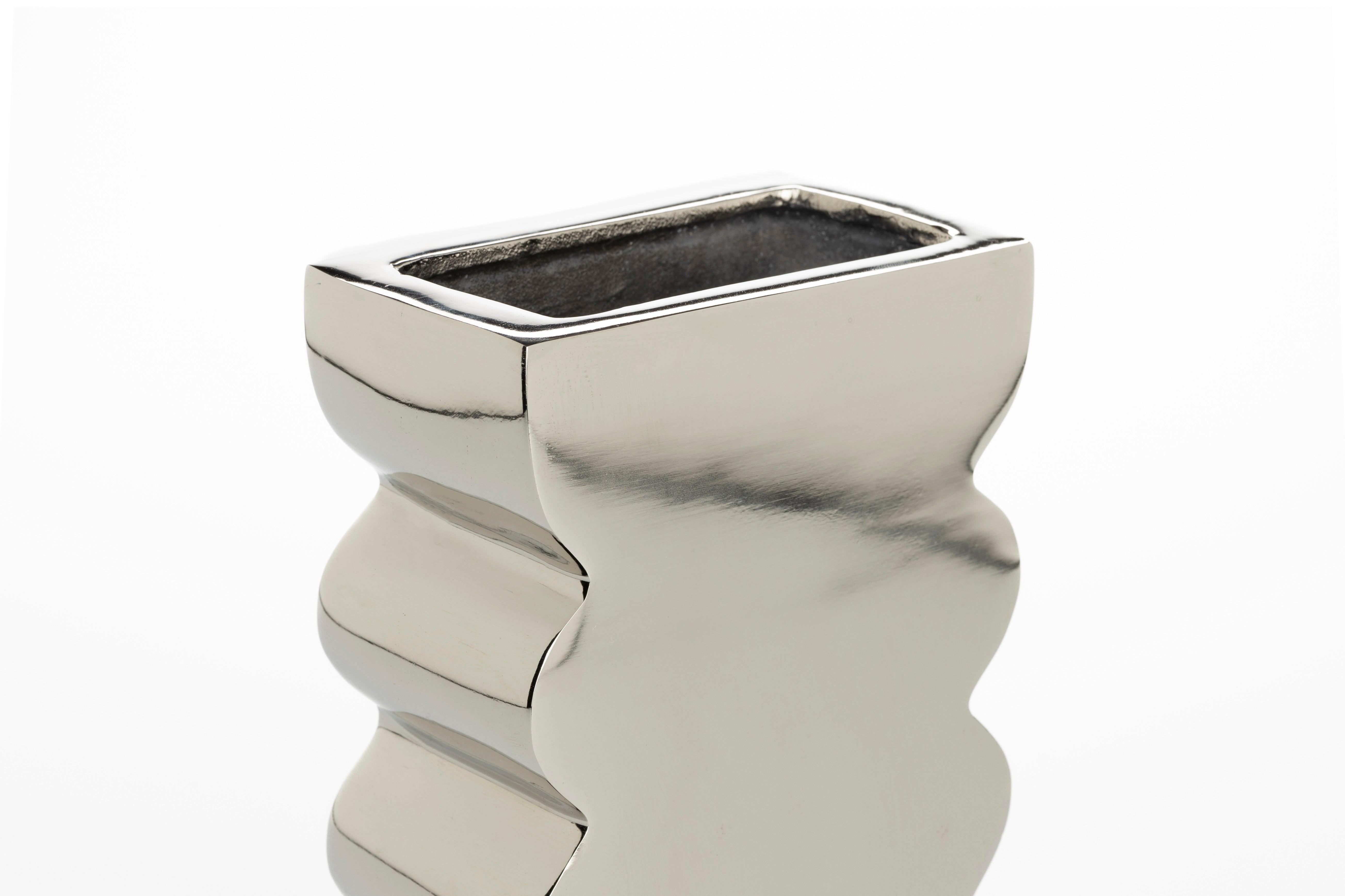 Wazon CURVES chrom Zuiver Eye on Design