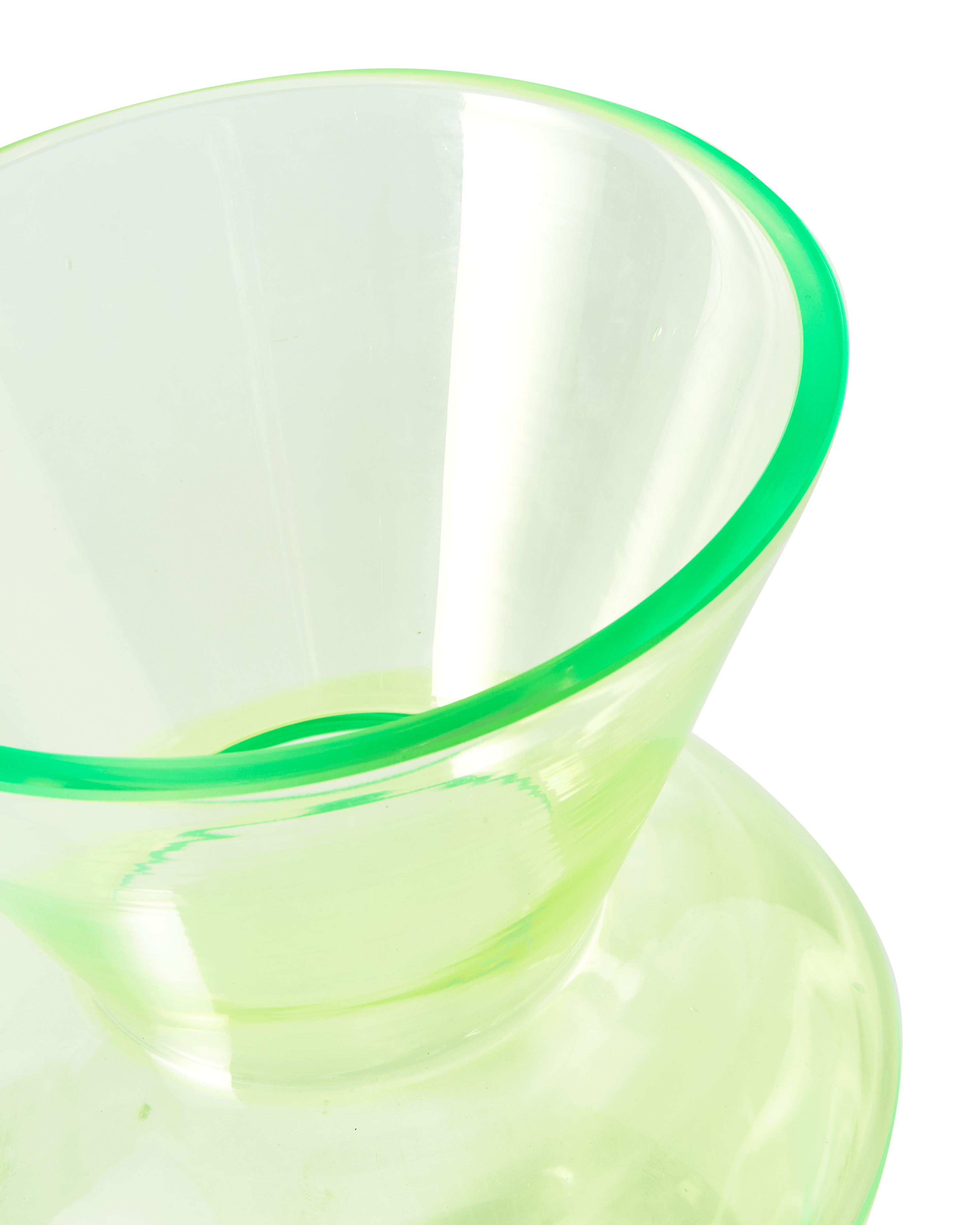 Wazon FAT NECK limonkowy zielony Pols Potten Eye on Design