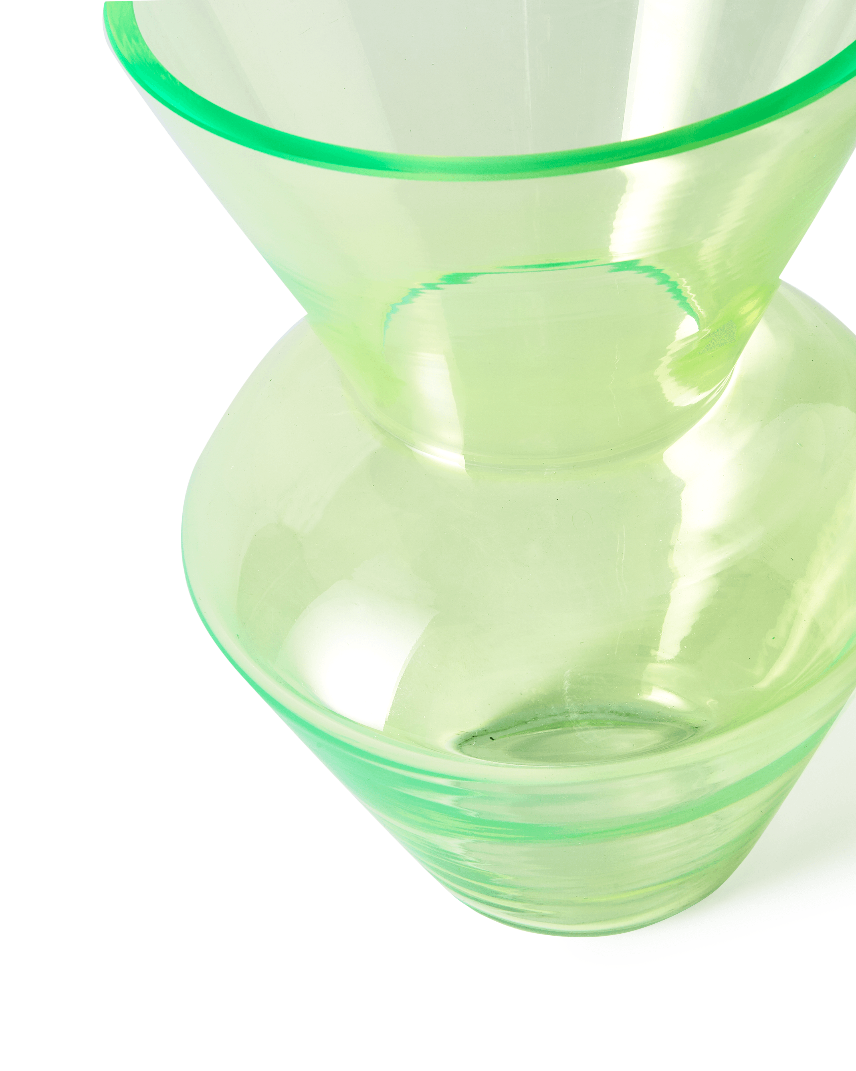 Wazon FAT NECK limonkowy zielony Pols Potten Eye on Design