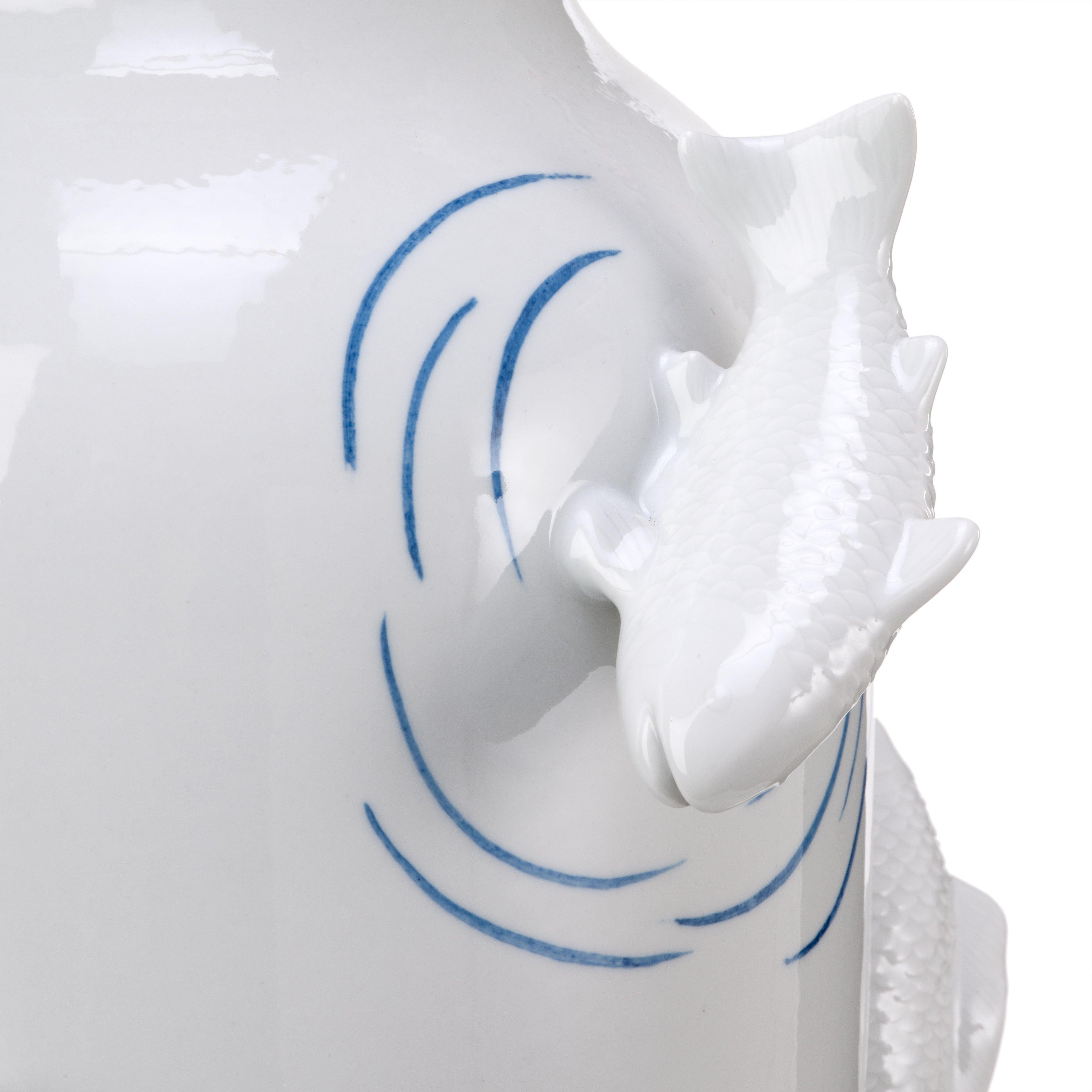 Wazon FISH POND biały Pols Potten Eye on Design