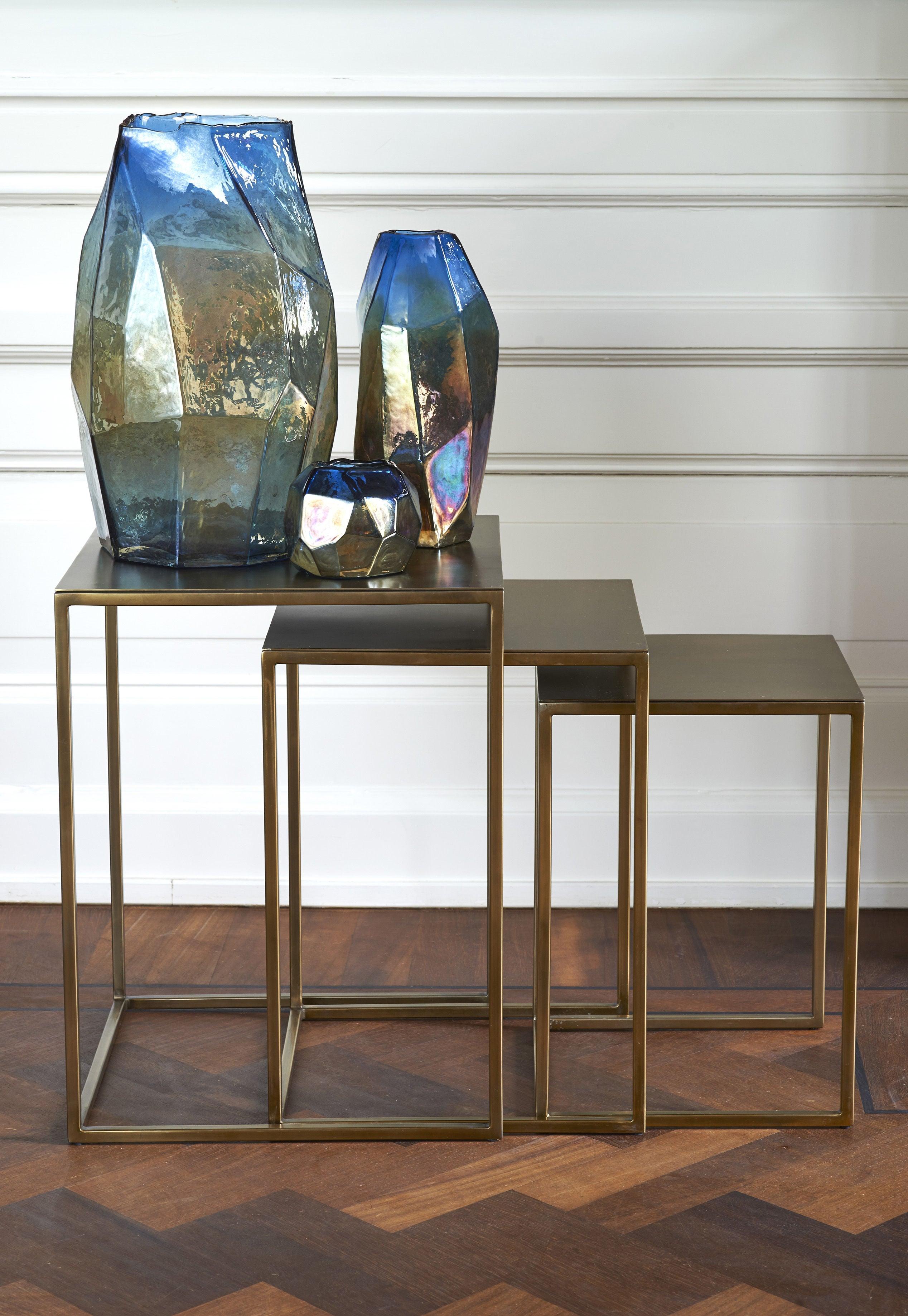 Wazon GRAPHIC LUSTER turkusowy Pols Potten Eye on Design