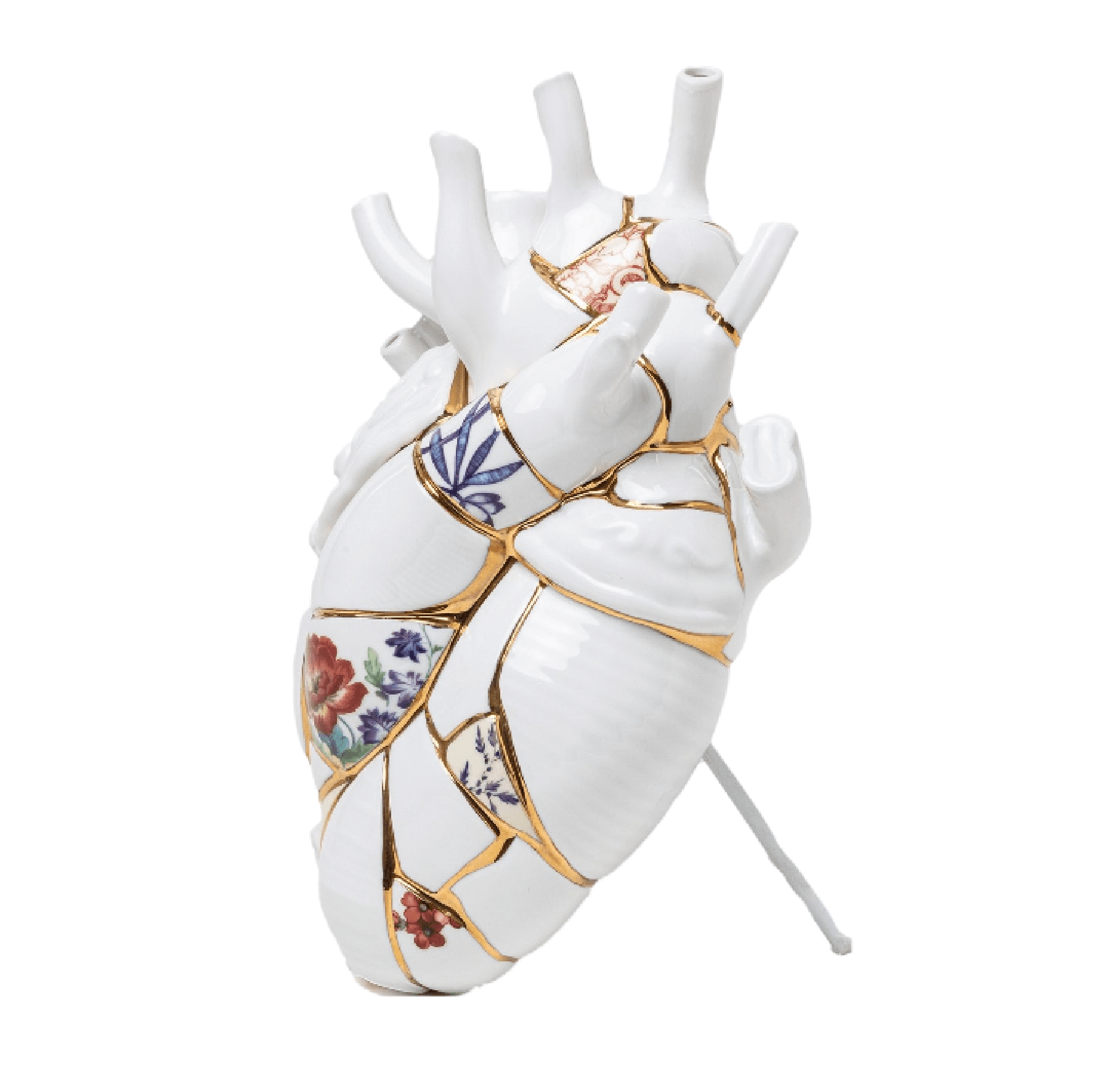 Wazon KINTSUGI LOVE IN BLOOM porcelanowy Seletti Eye on Design