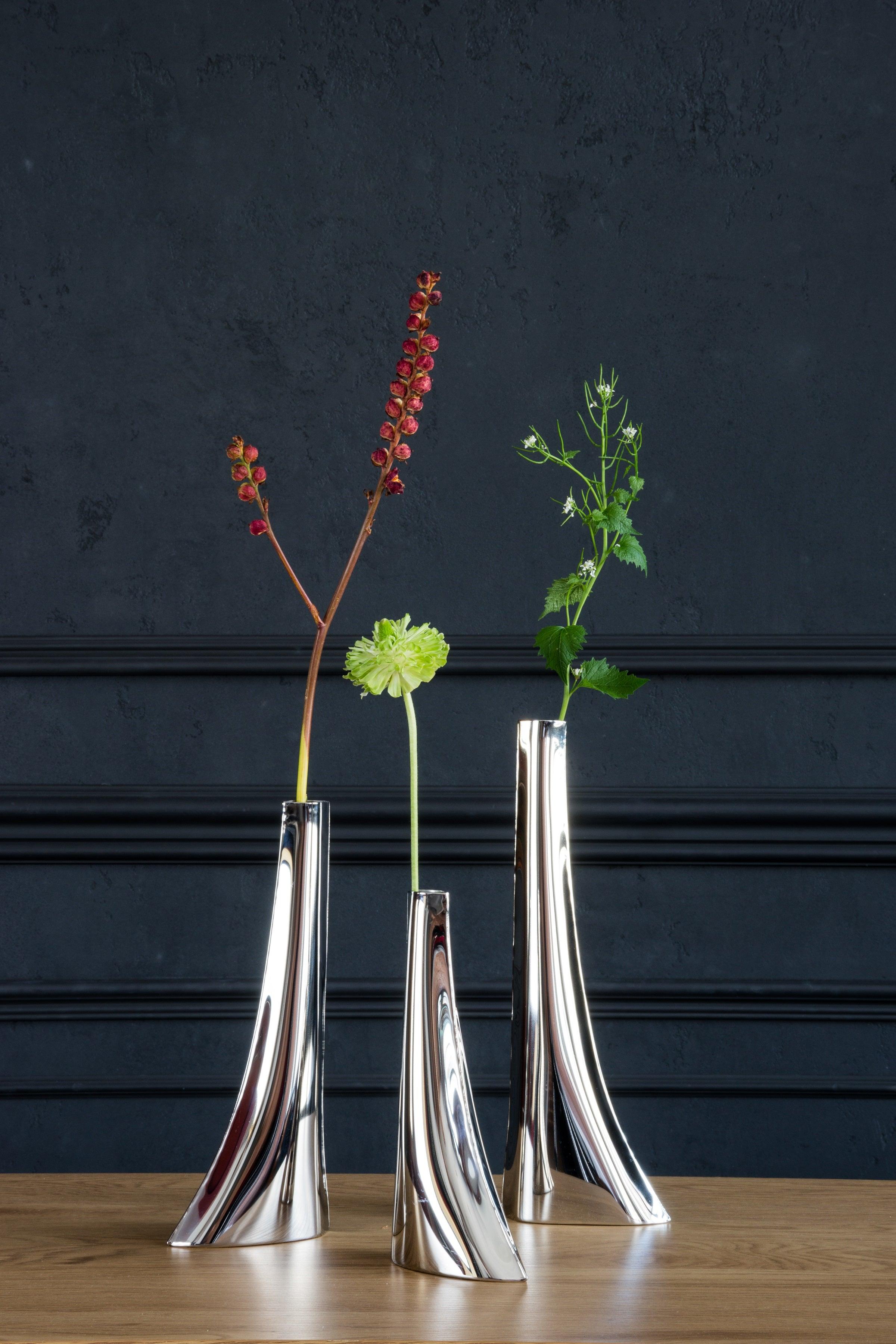 Wazon LEYKI inox Zieta Studio Eye on Design