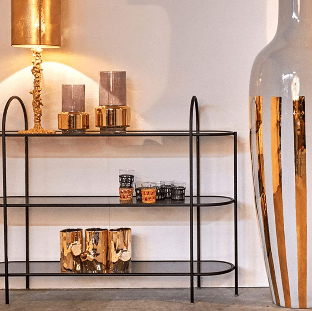 Wazon LOG złoty Pols Potten Eye on Design