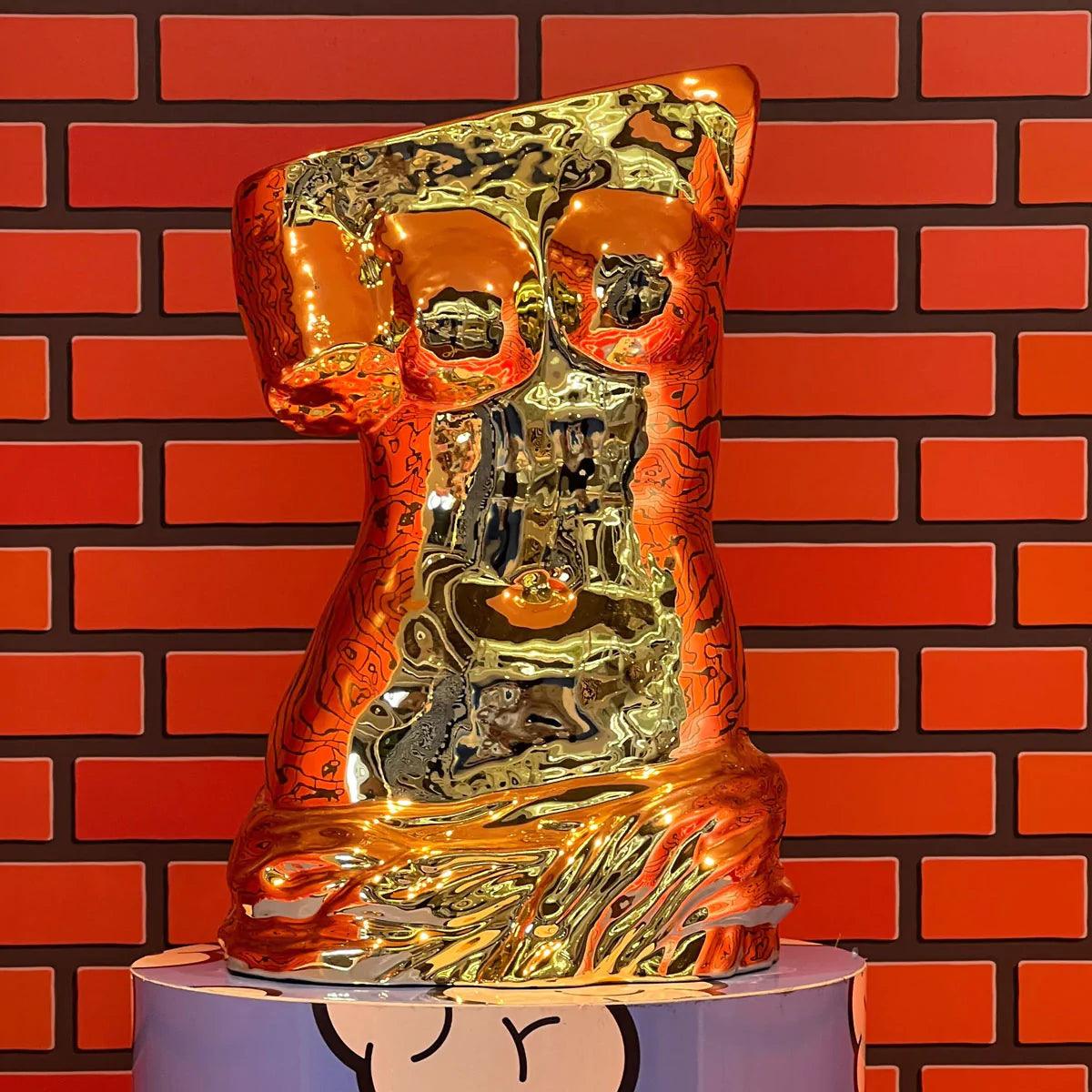 Wazon MILO złoty Seletti Eye on Design