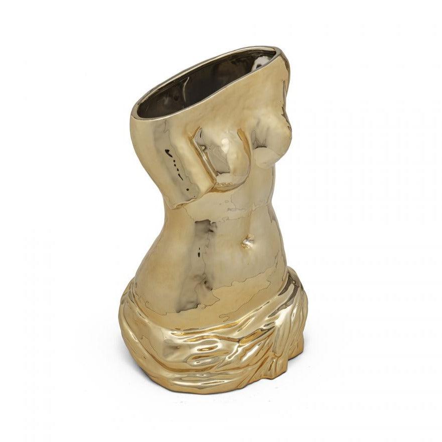 Wazon MILO złoty Seletti Eye on Design