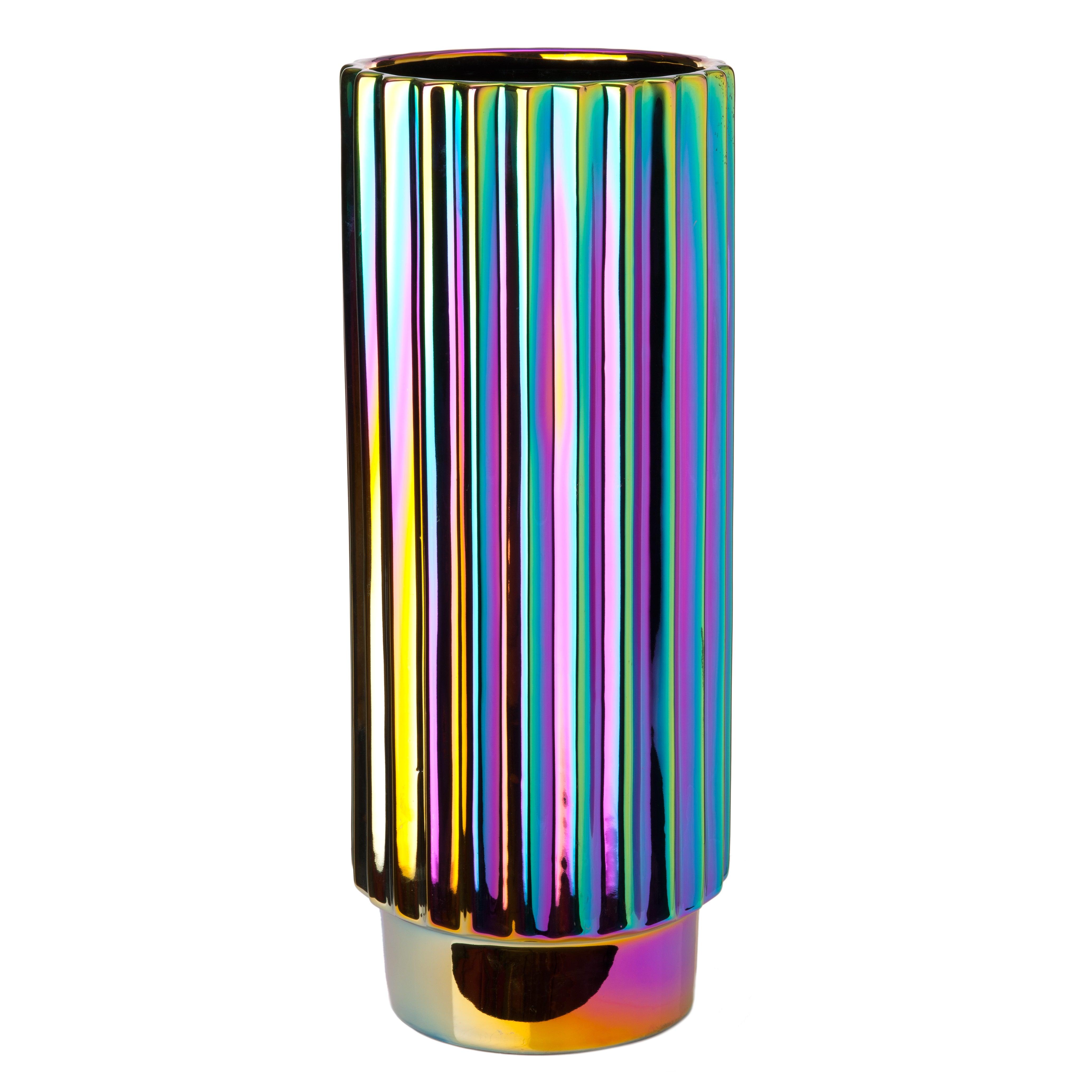 Wazon OILY FOLDS TALL petrol Pols Potten Eye on Design