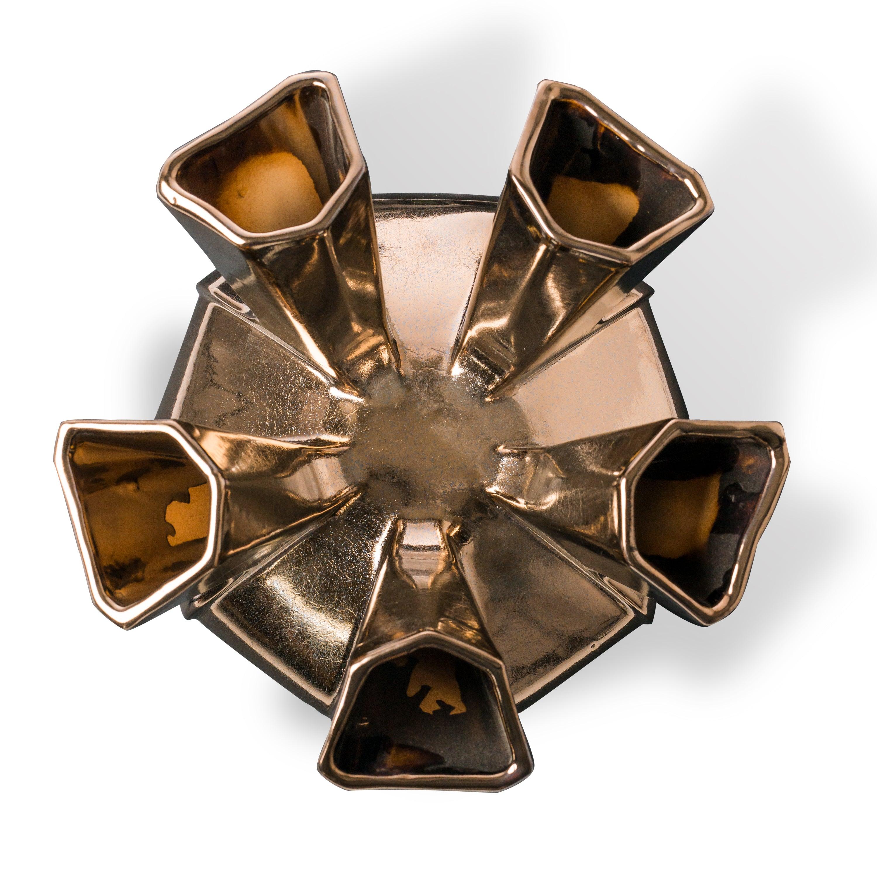 Wazon PUYI miedziany Pols Potten Eye on Design