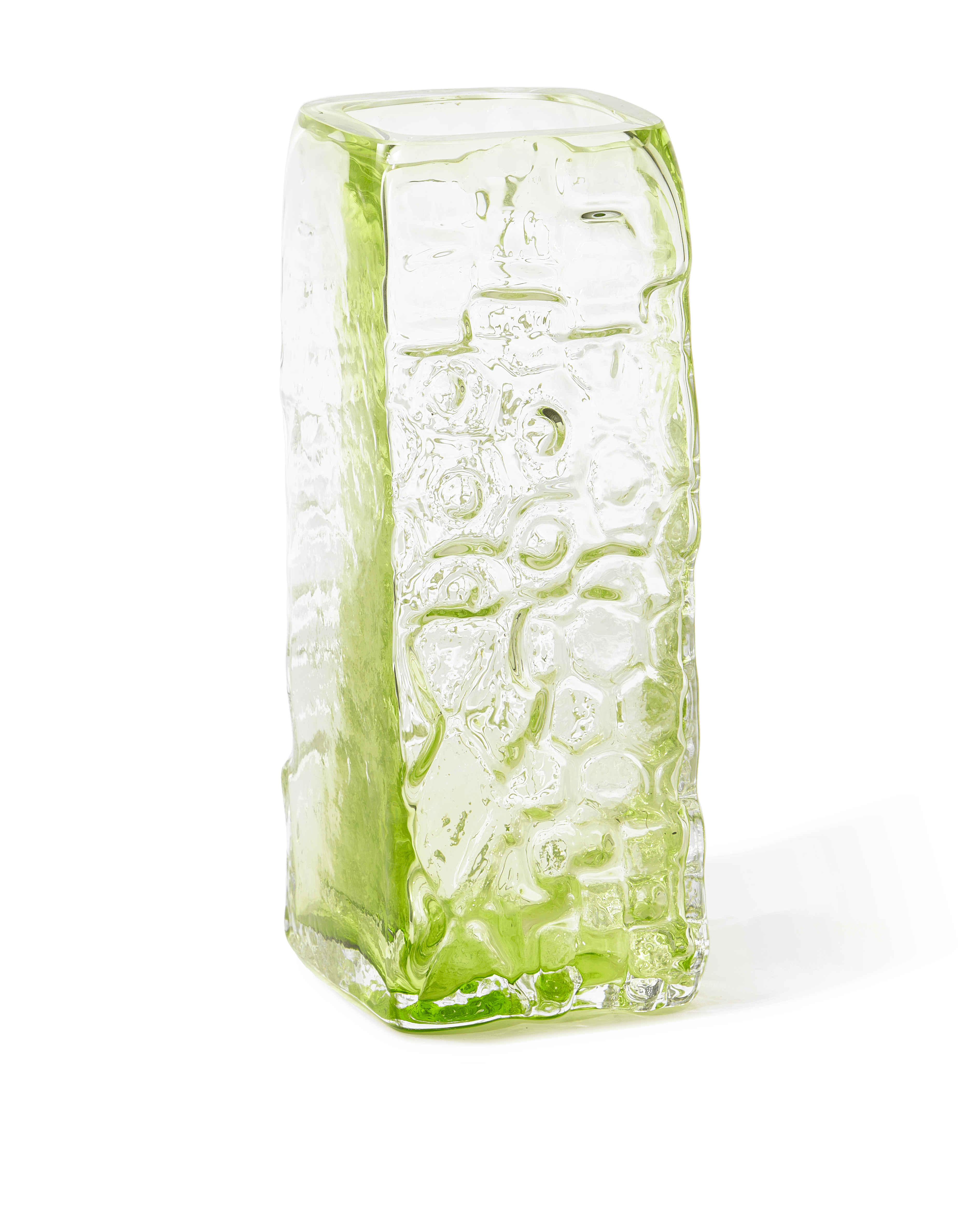 Wazon RELIEF limonkowy Pols Potten Eye on Design