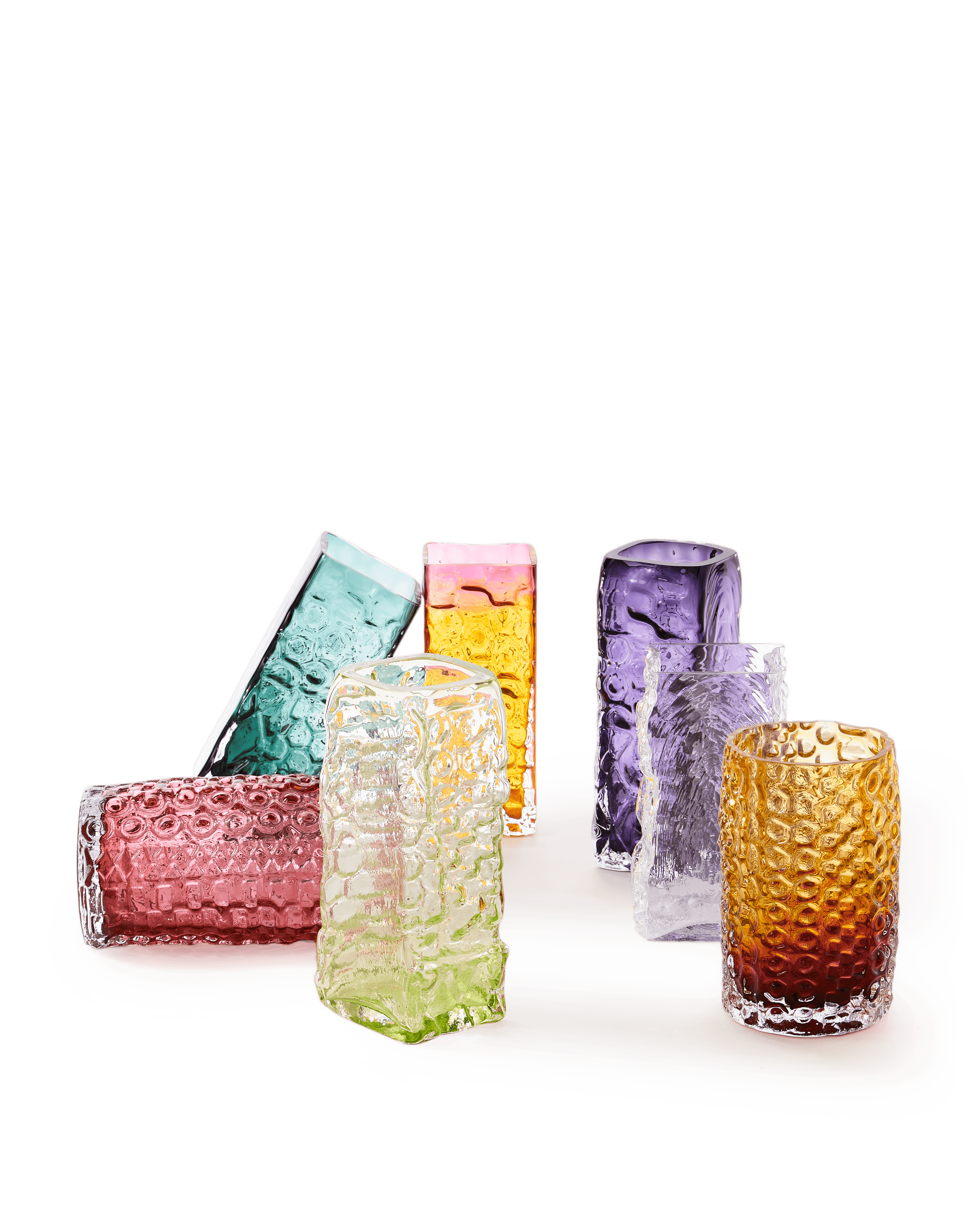 Wazon RELIEF limonkowy Pols Potten Eye on Design