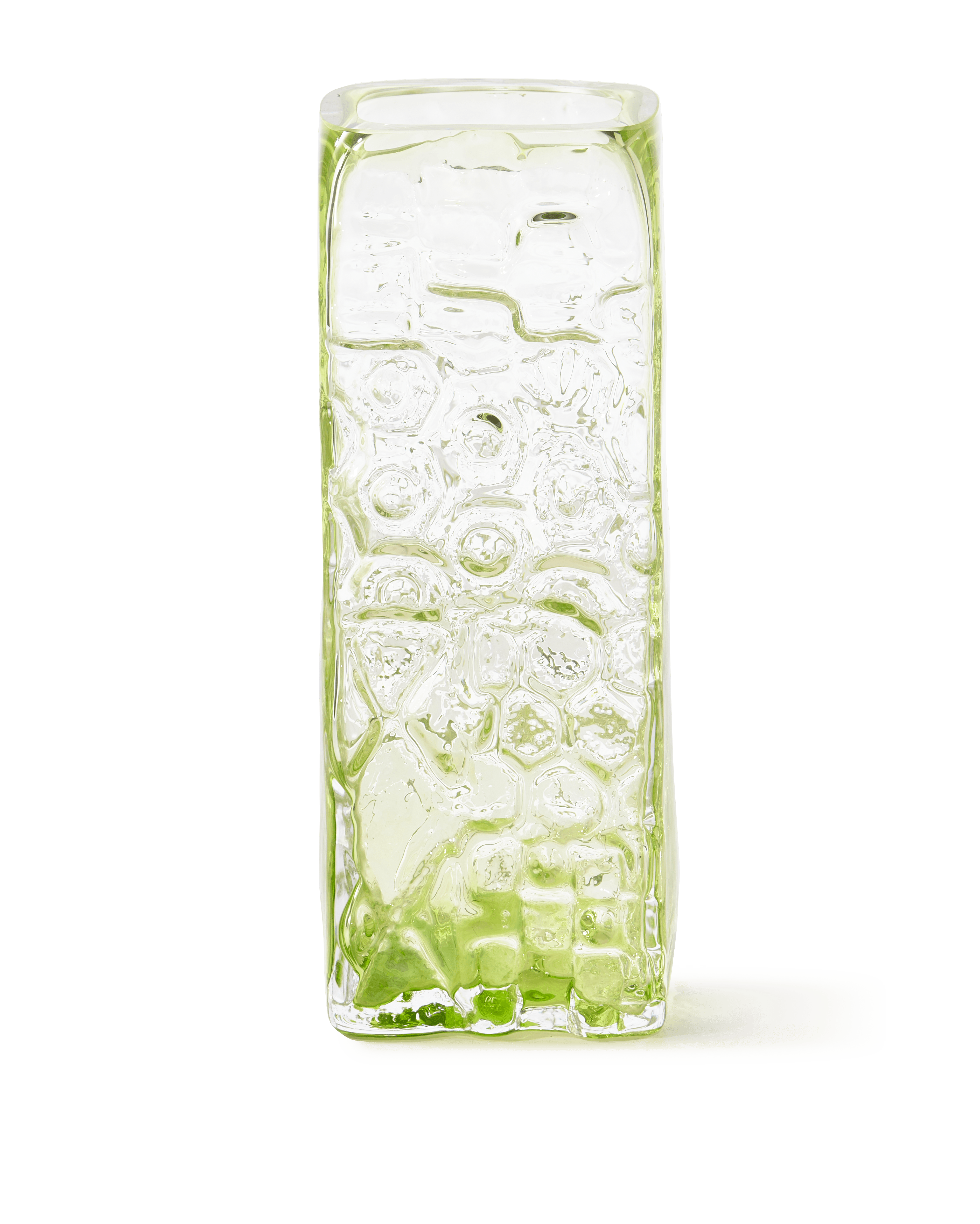 Wazon RELIEF limonkowy Pols Potten Eye on Design