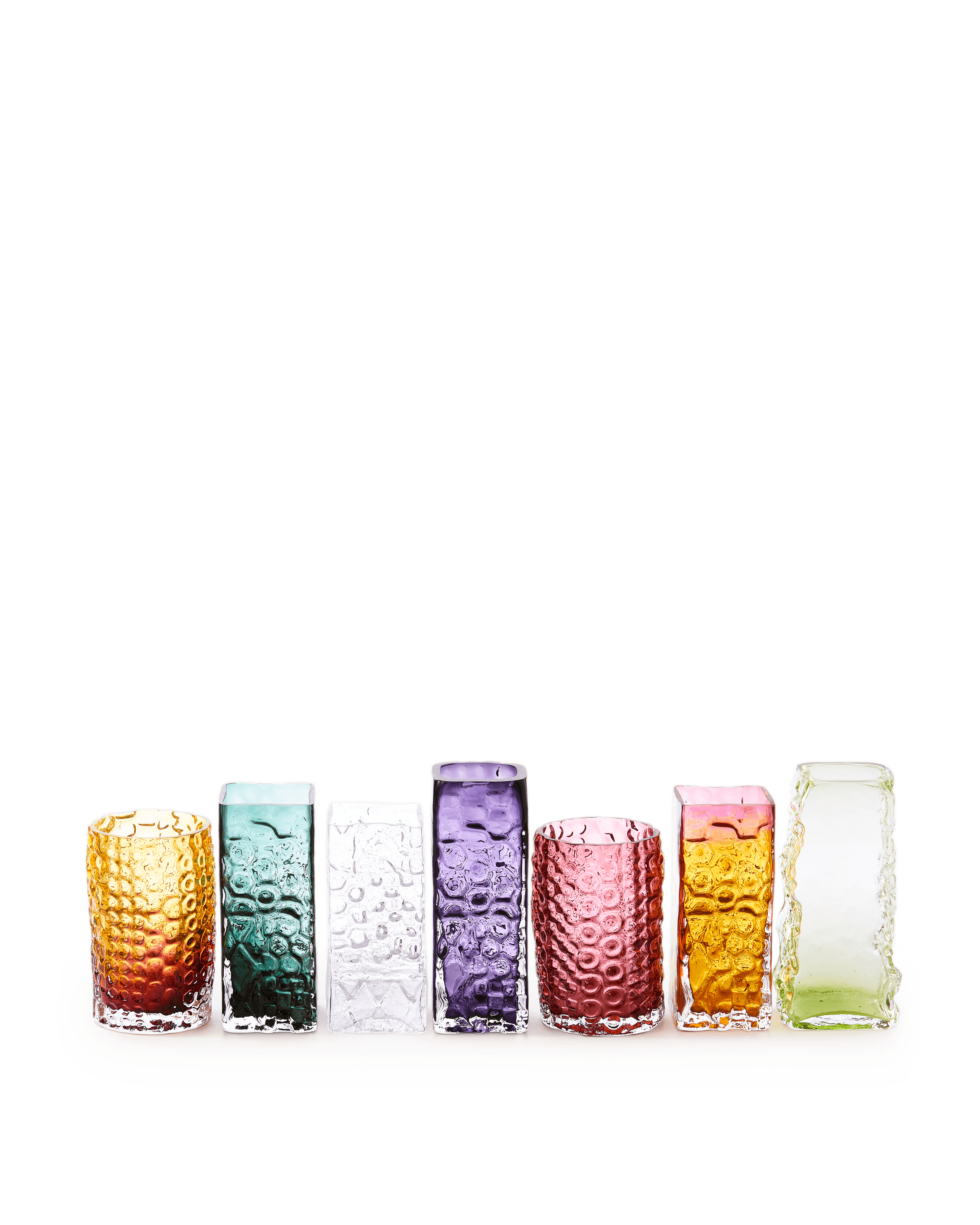 Wazon RELIEF miodowy z różówym Pols Potten Eye on Design