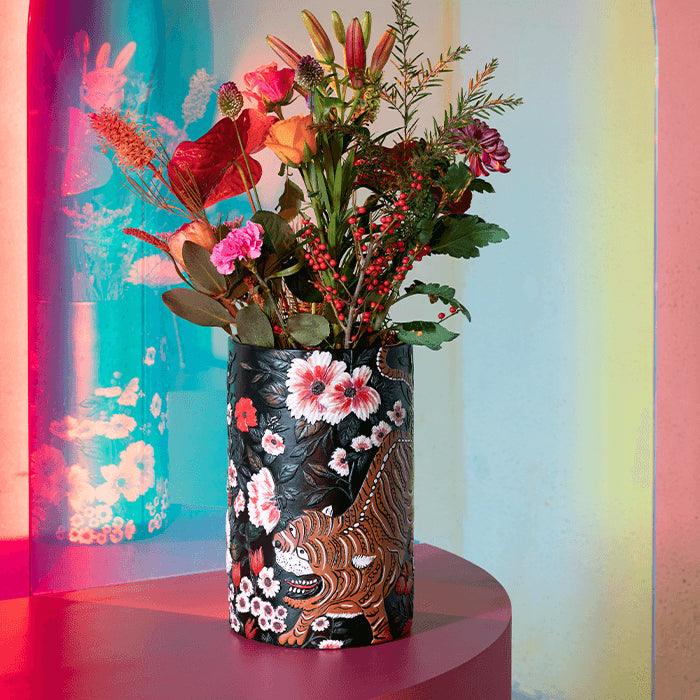 Wazon SONGS OF THE NIGHT ręcznie malowany Bold Monkey Eye on Design