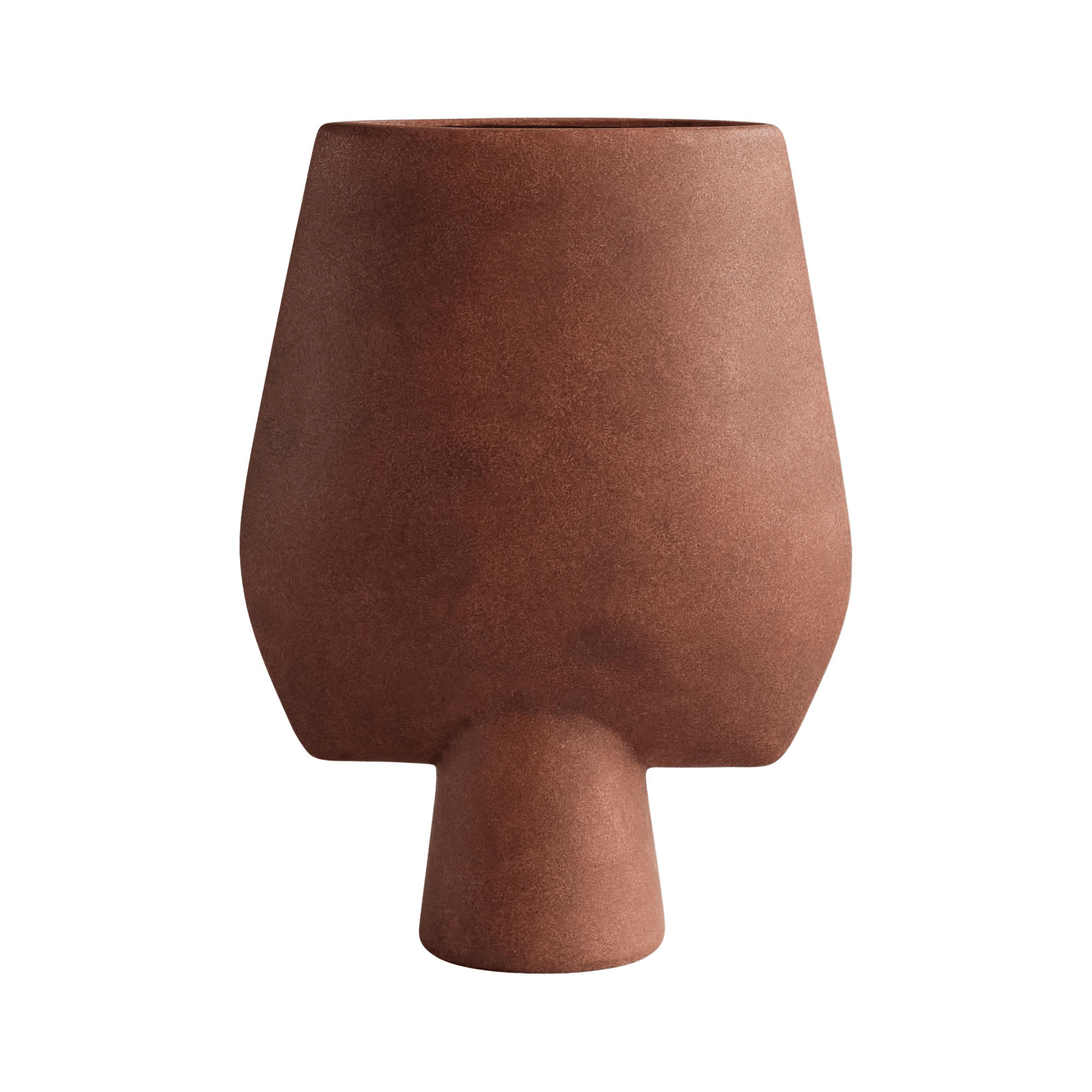 Wazon SPHERE SQUARE terakota 101 Copenhagen L Eye on Design