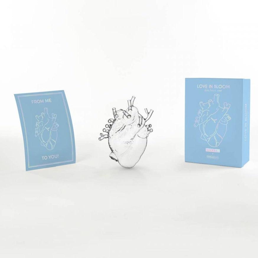 Wazon szklany LOVE IN BLOOM przezroczysty Seletti Eye on Design