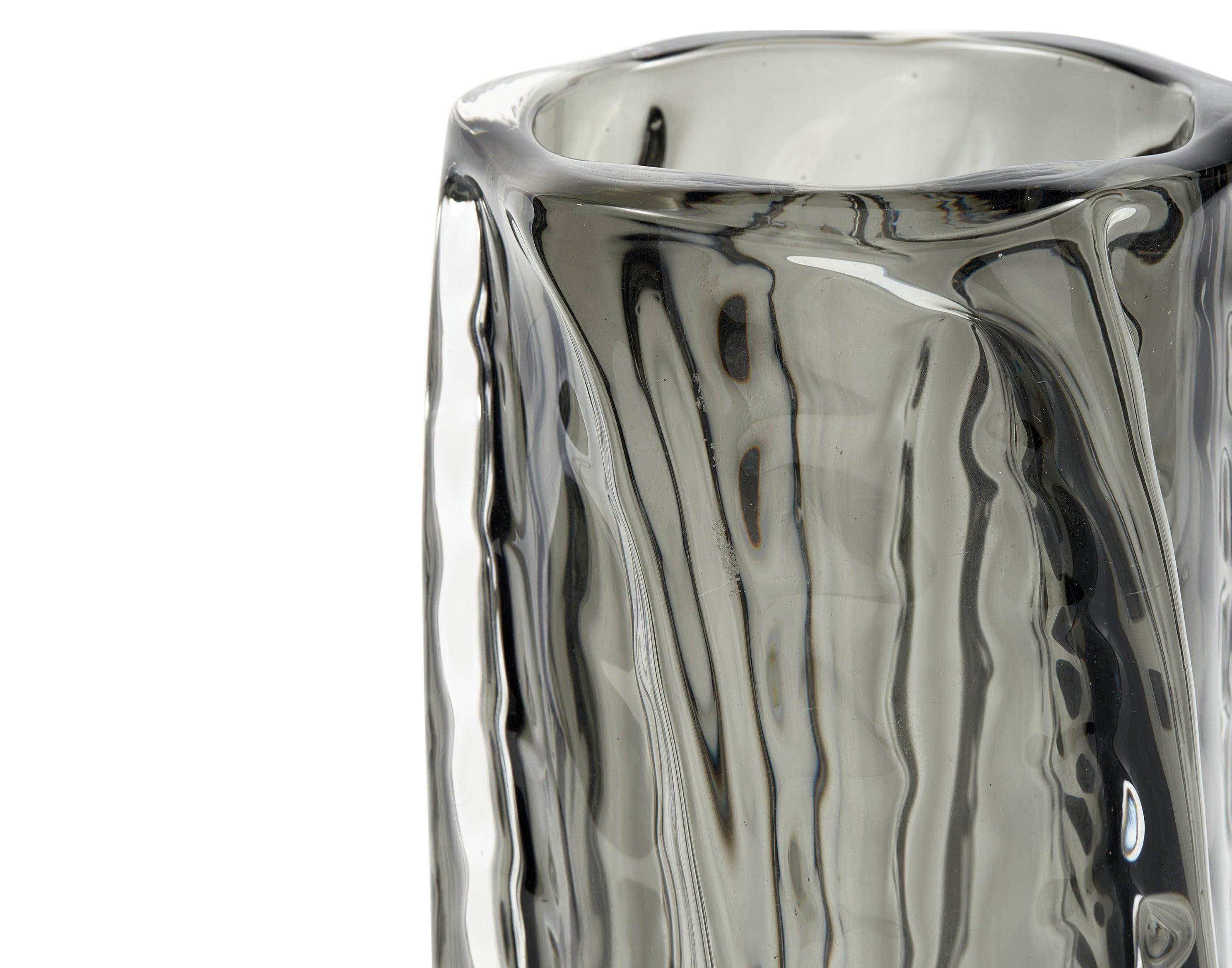 Wazon szklany PARAGON antracytowy Be Pure Eye on Design