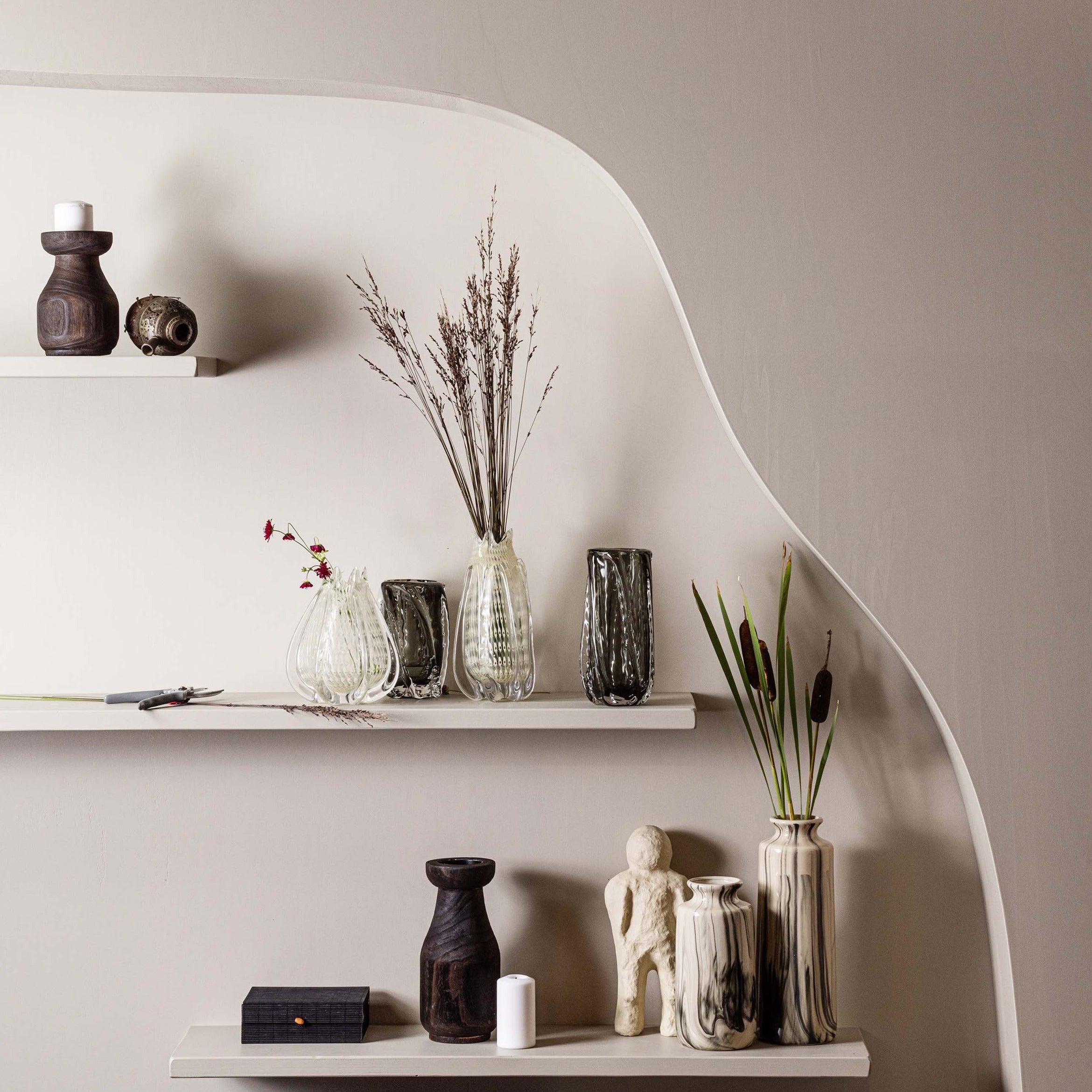 Wazon szklany PARAGON antracytowy Be Pure Eye on Design