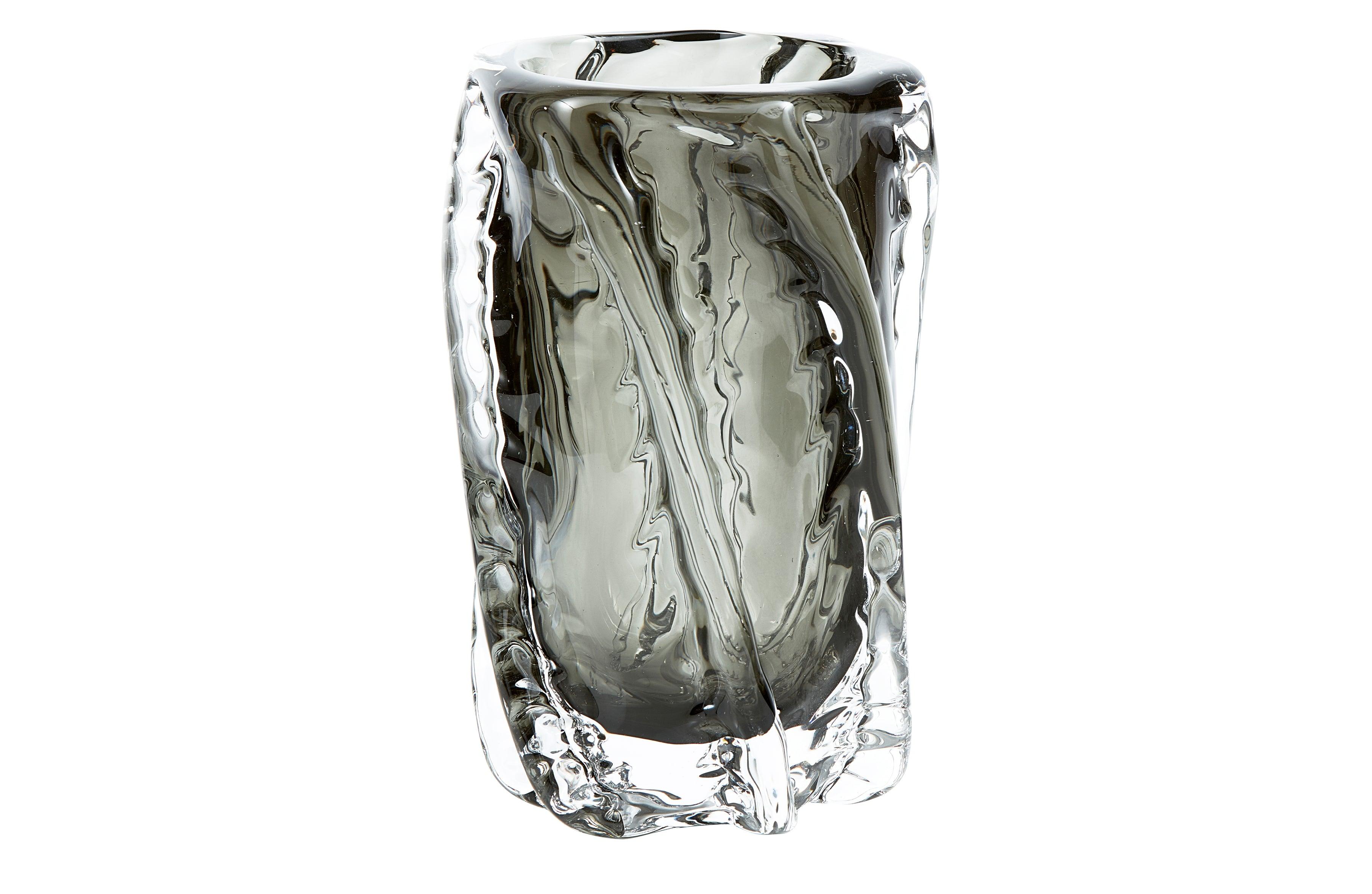 Wazon szklany PARAGON antracytowy Be Pure Eye on Design