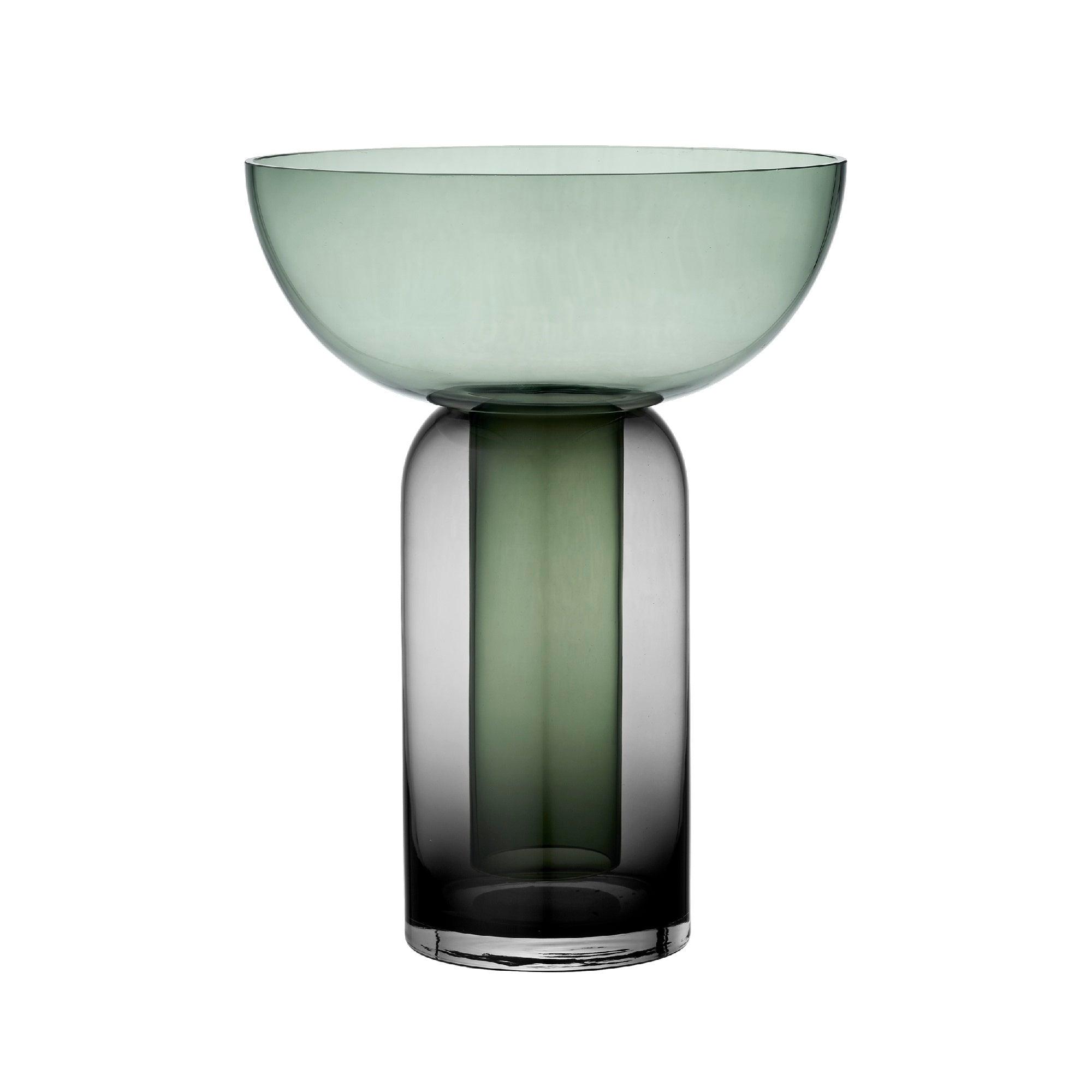 Wazon szklany TORUS zielony AYTM Eye on Design