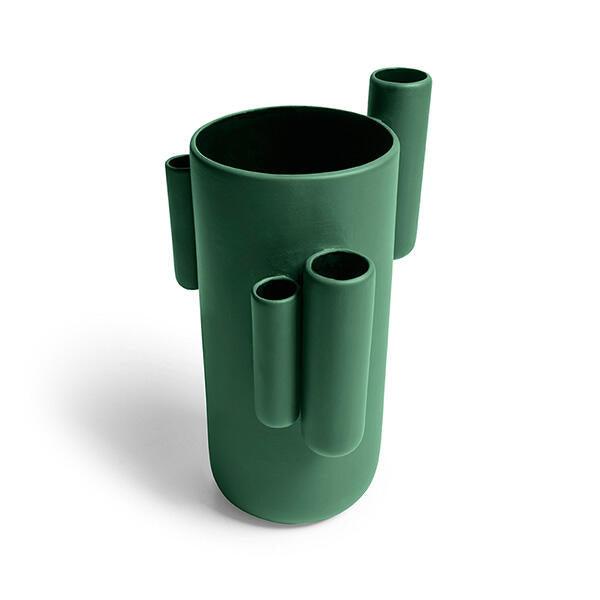 Wazon TUBINI matowy zielony Calligaris Eye on Design