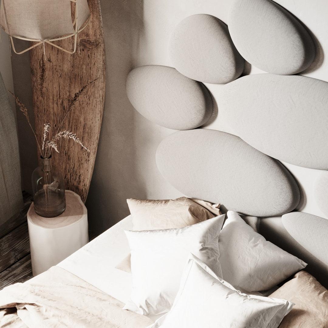 Wezgłowie STONE jasny szary Happy Barok Eye on Design