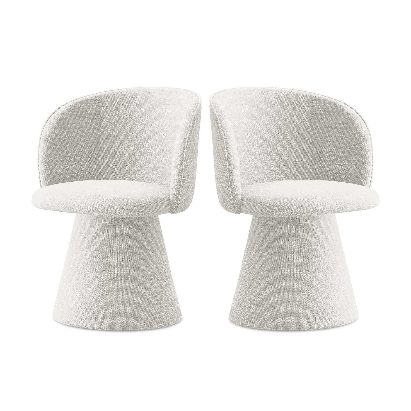 Stoel MAIA witte boucle