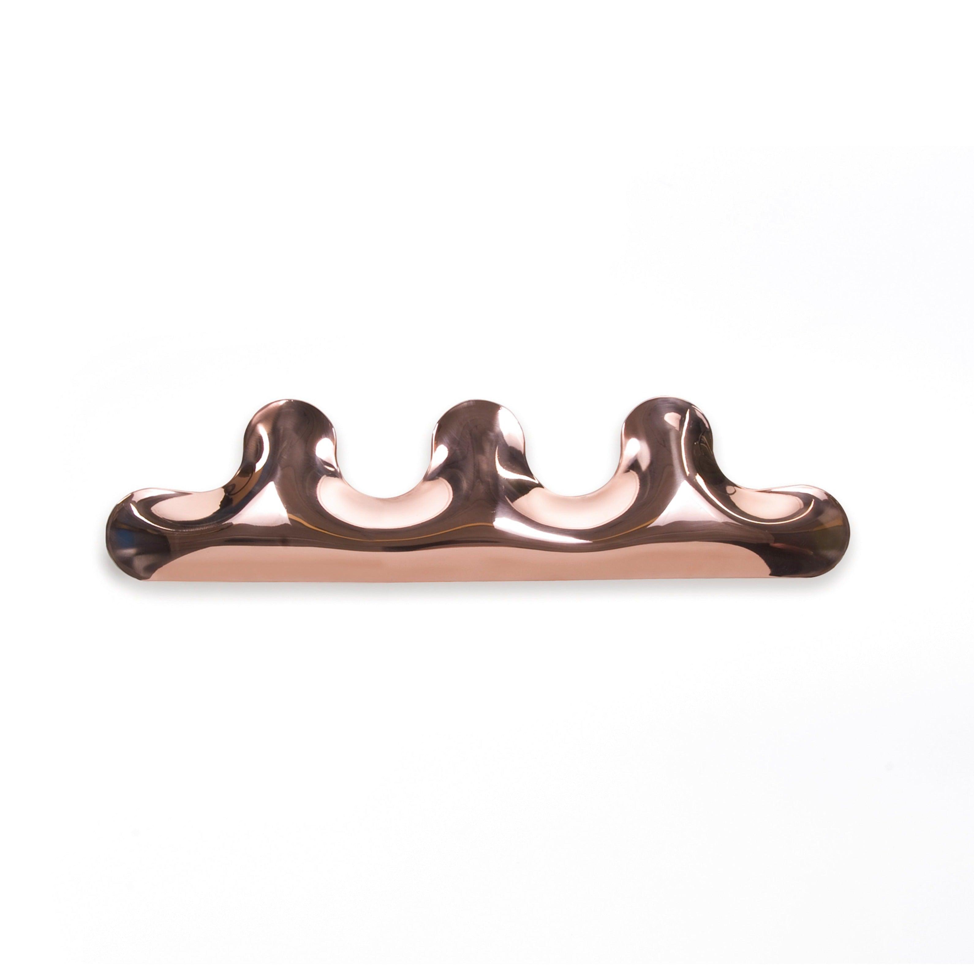 Wieszak KAMM polerowana miedź Zieta Studio Kamm 3 Eye on Design