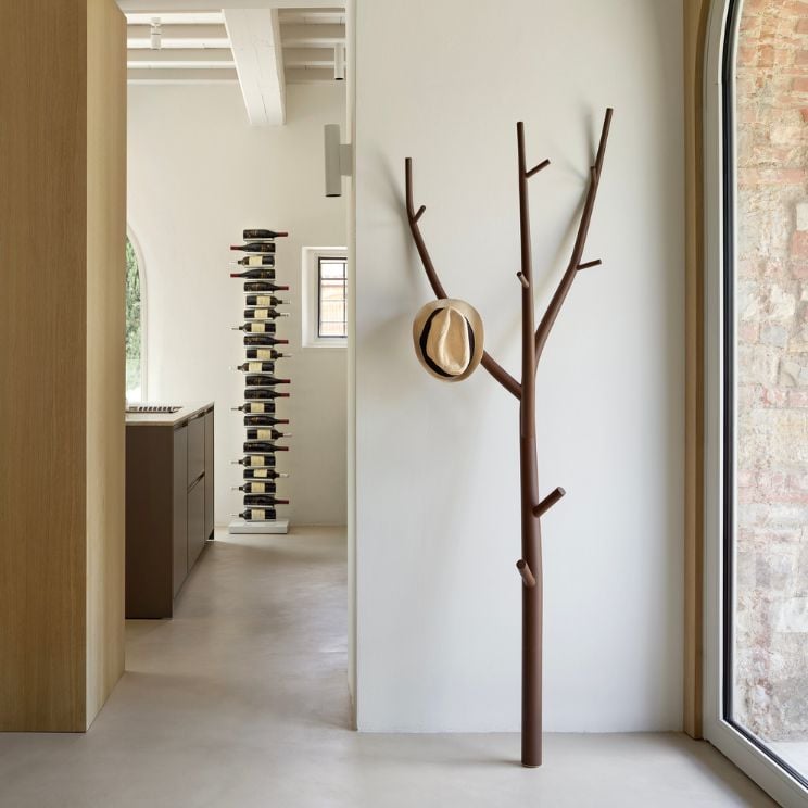 Stehender Kleiderständer RAMO goldfarben