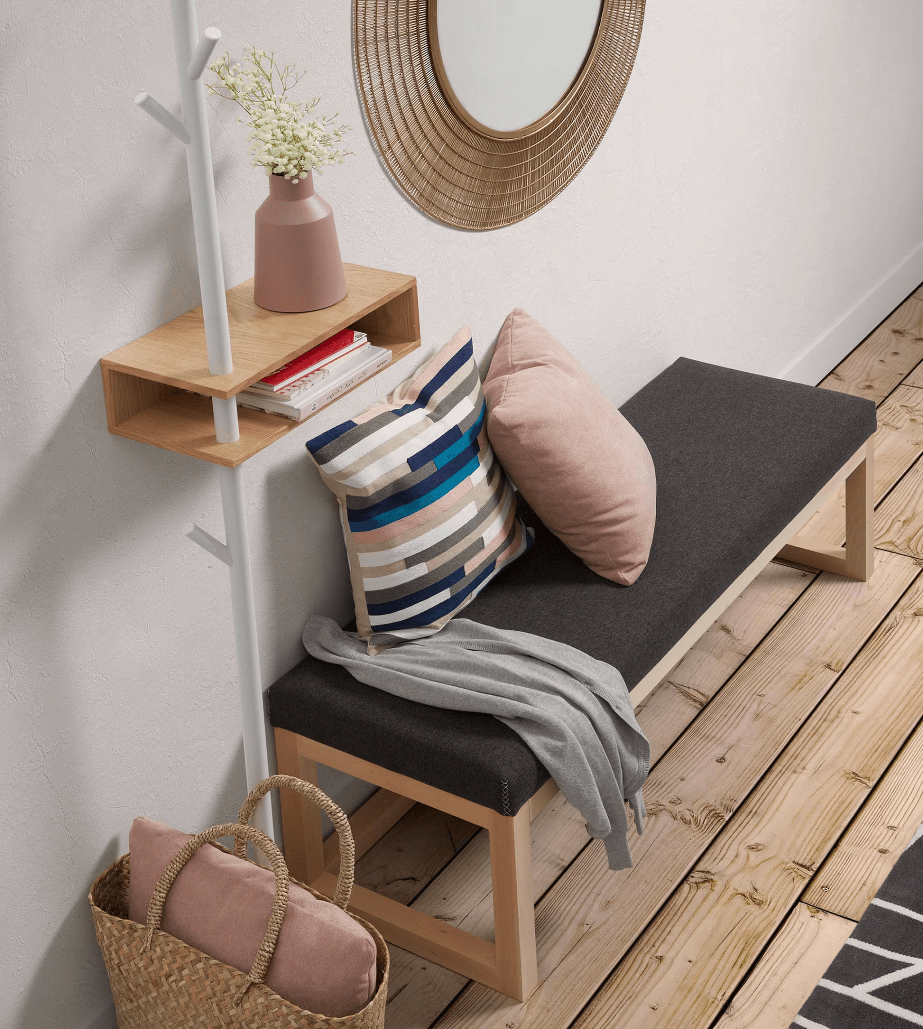 Wieszak ścienny BENNY biały La Forma Eye on Design