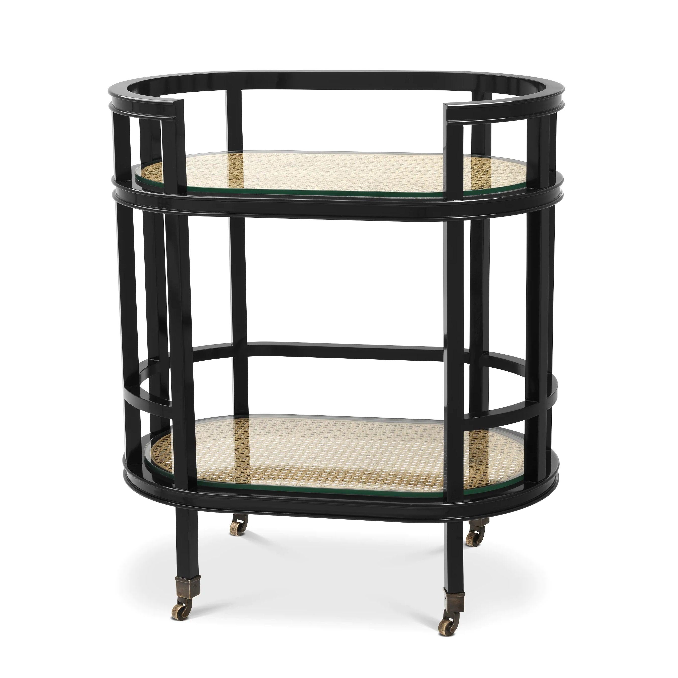 Wózek barowy BAHAMAS czarny Eichholtz Eye on Design