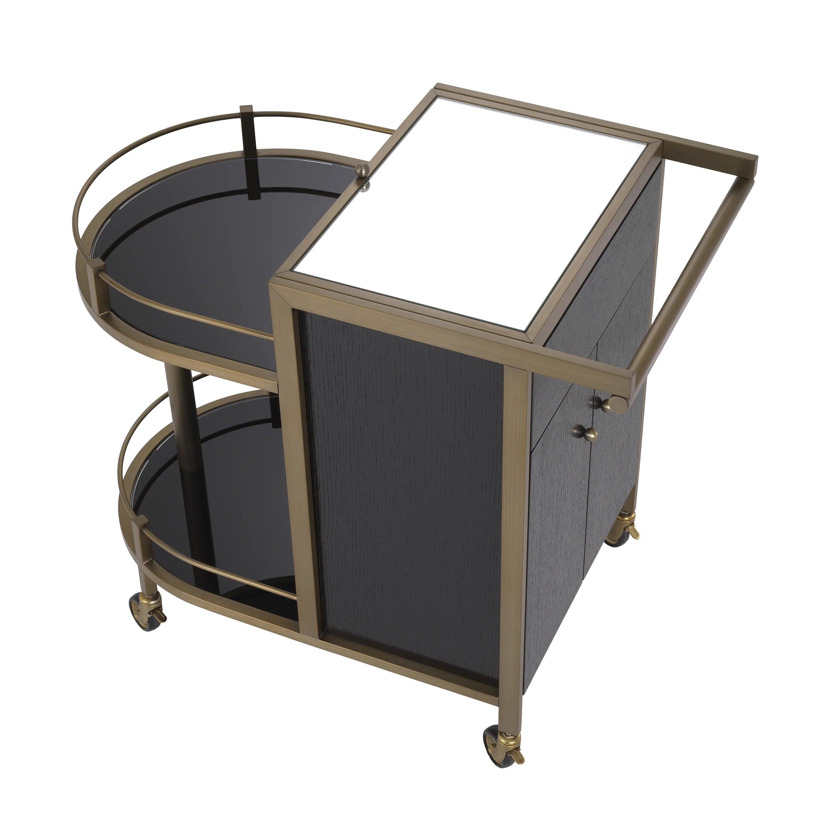 Wózek barowy BELLINI szczotkowany mosiądz Eichholtz Eye on Design