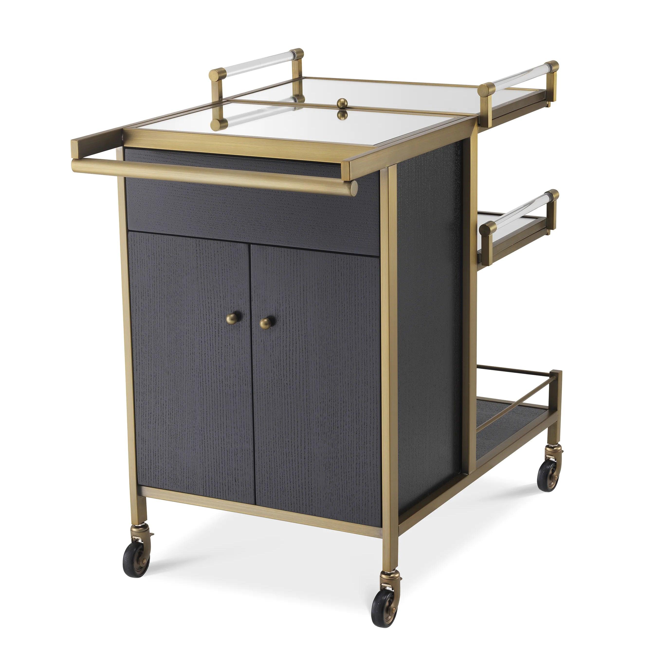 Wózek barowy EIFFEL mosiężny Eichholtz Eye on Design