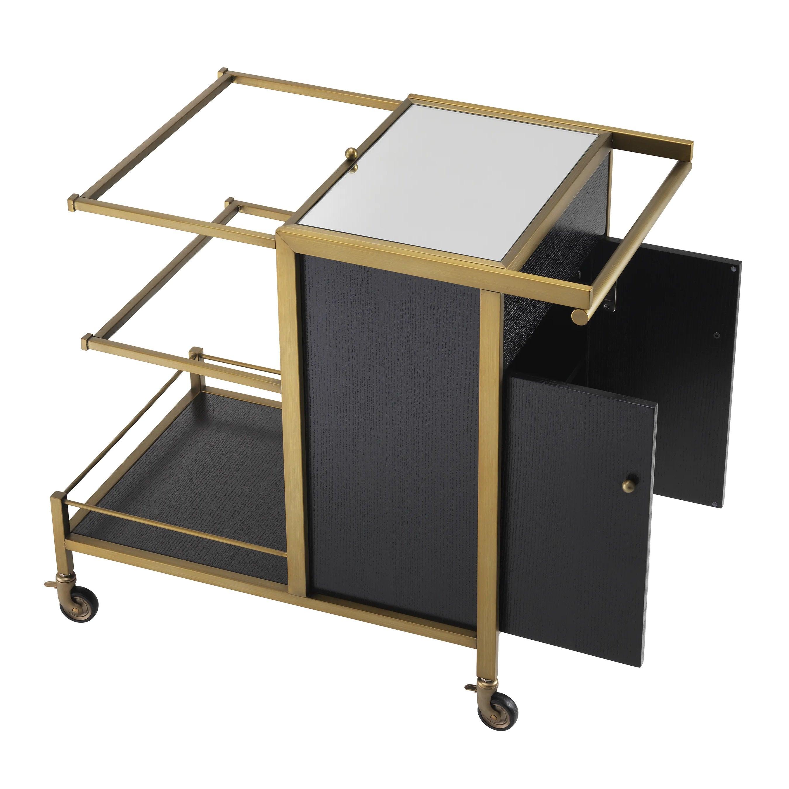 Wózek barowy EIFFEL mosiężny Eichholtz Eye on Design